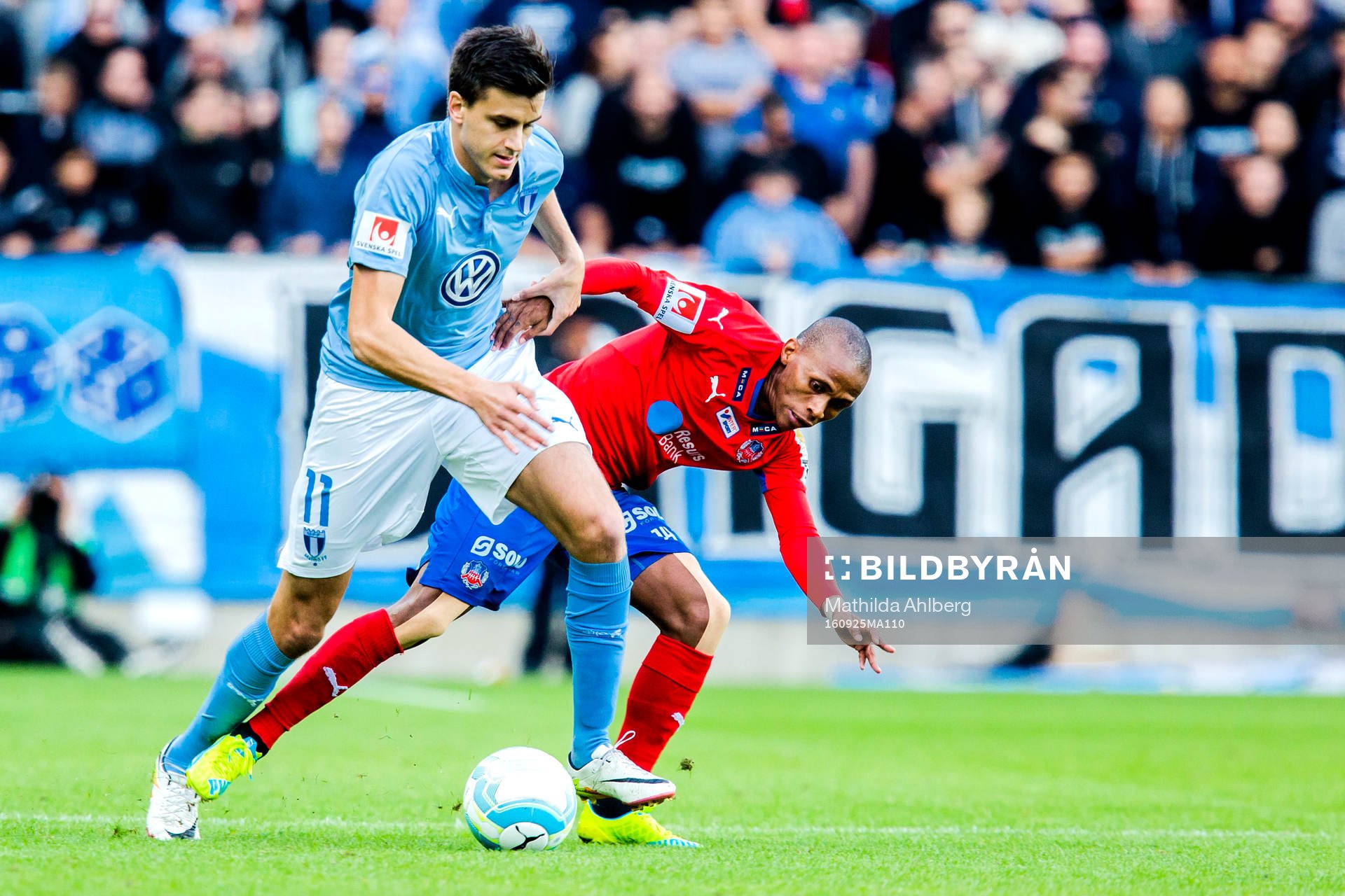 Malmö FFs Alexander Jeremejeff och Helsingborgs Amethyst