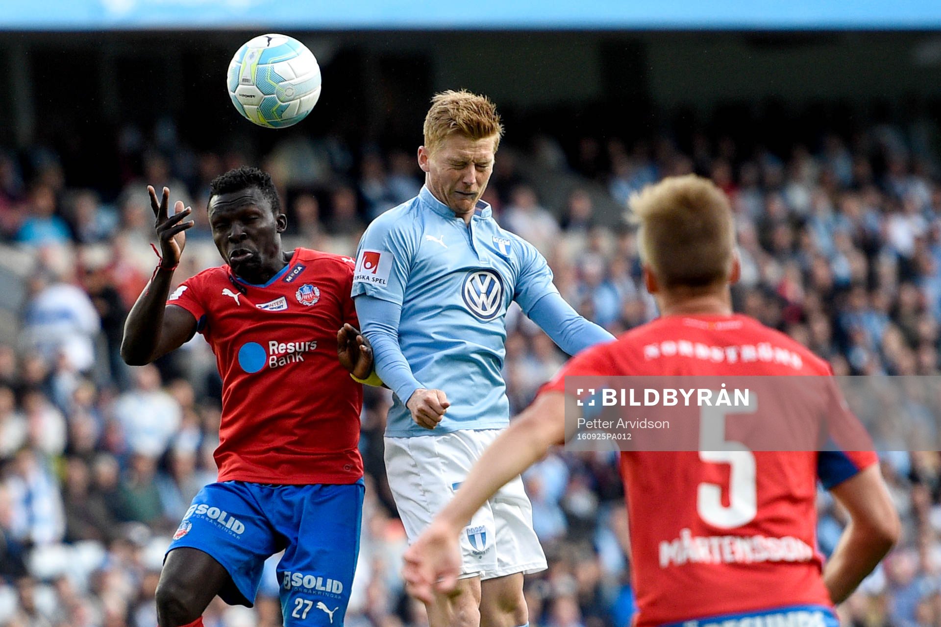 Helsingborgs Lalawélé Atakora och Malmö FFs Anders