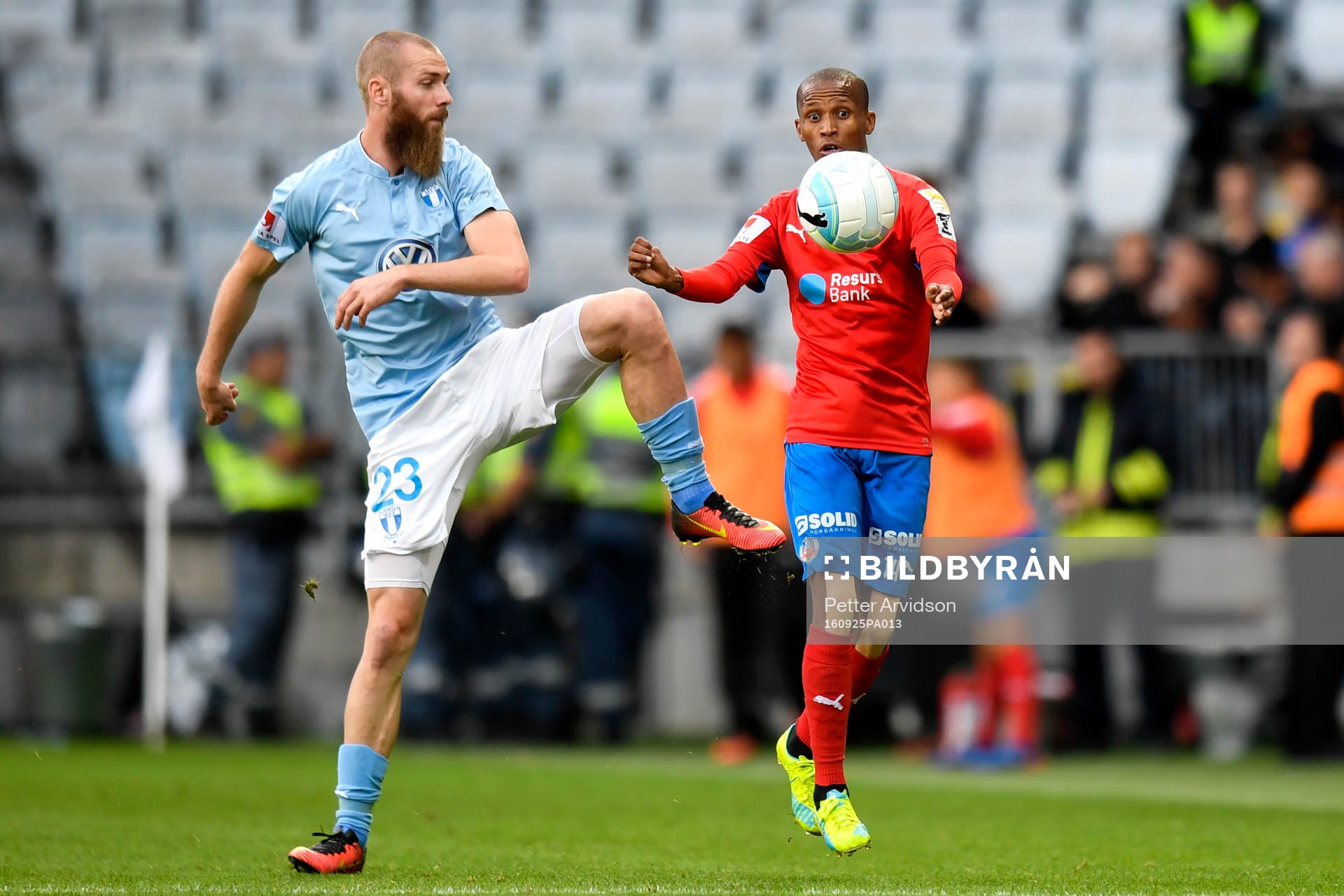 Malmö FFs Jo Inge Berget och Helsingborgs Amethyst