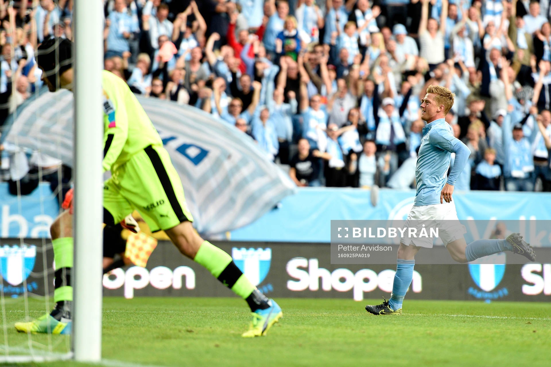 Malmö FFs Anders Christiansen jublar