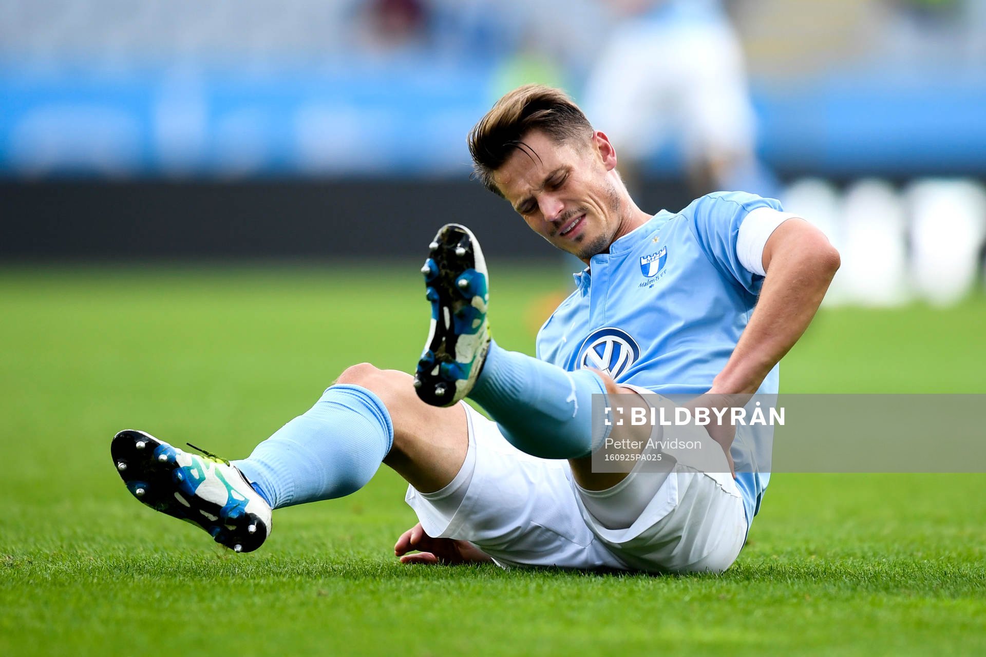 Malmö FFs Markus Rosenberg ligger skadad
