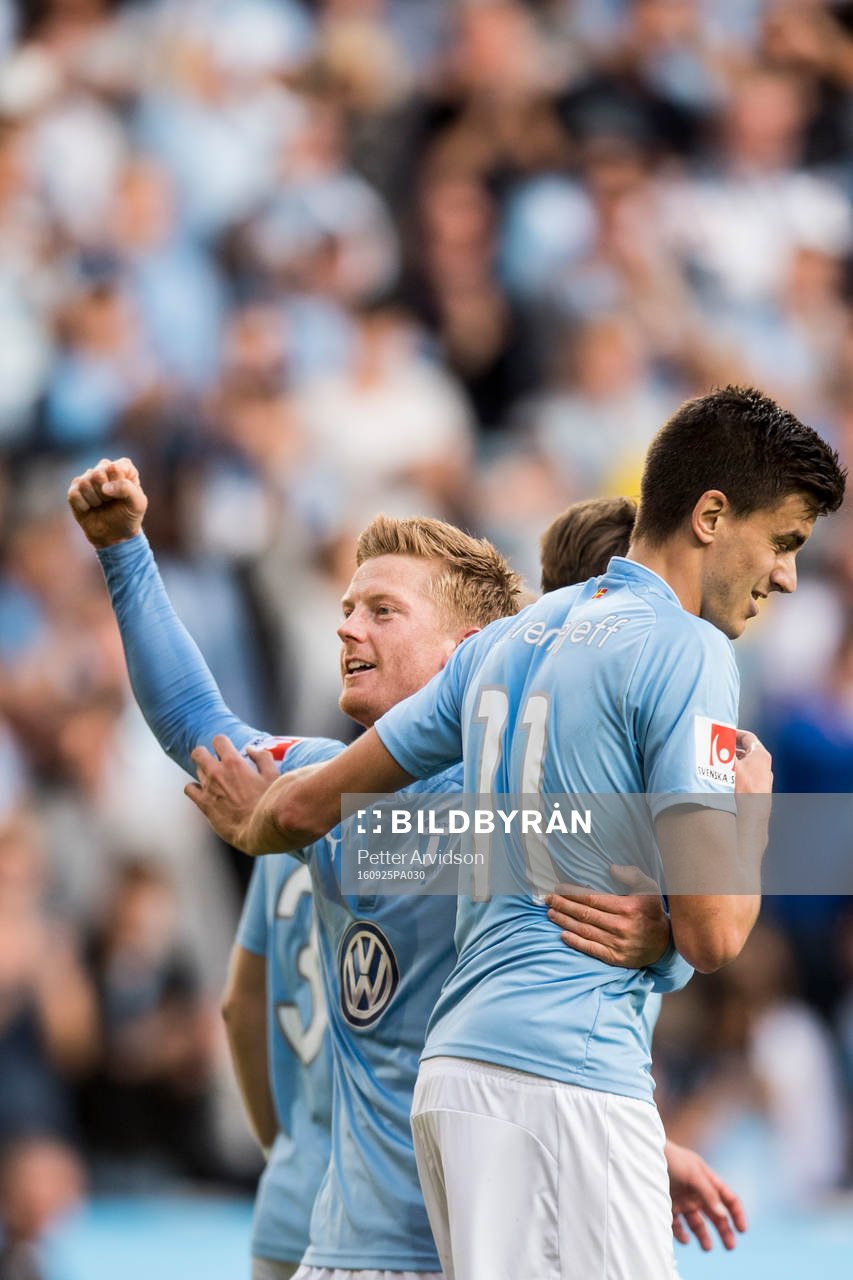 Malmö FFs Anders Christiansen jublar