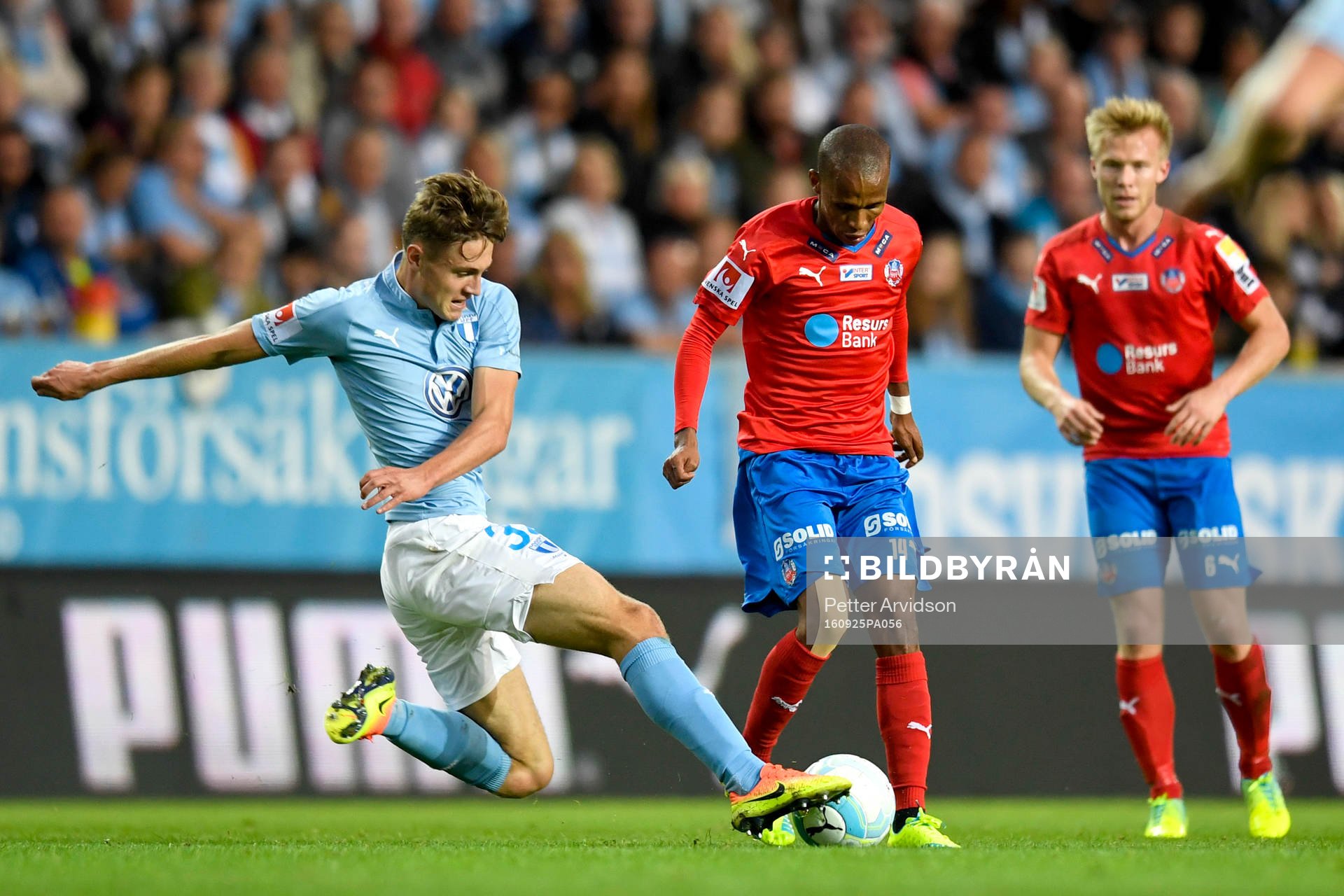 Malmö FFs Mattias Svanberg och Helsingborgs Amethyst