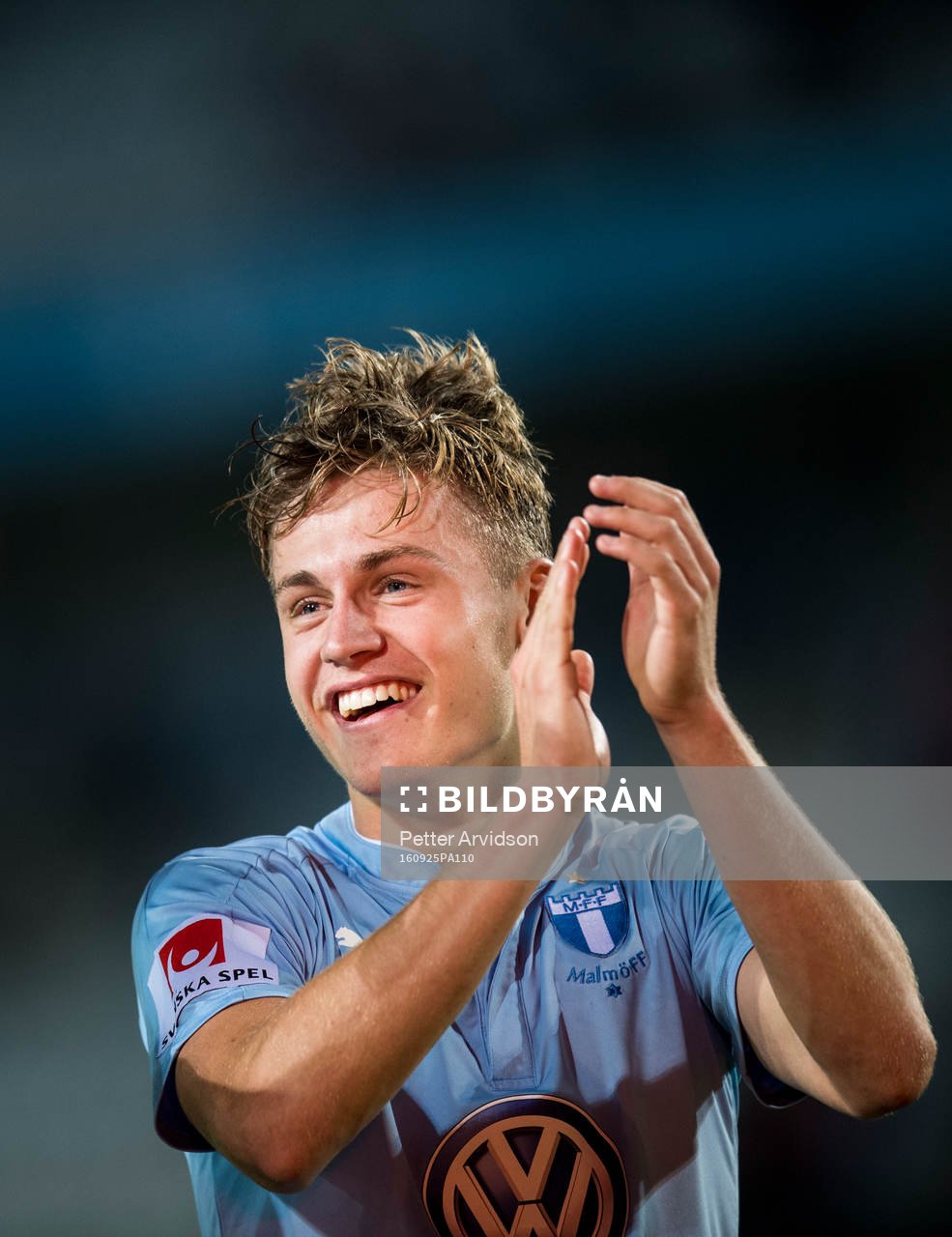 Malmö FFs Mattias Svanberg jublar