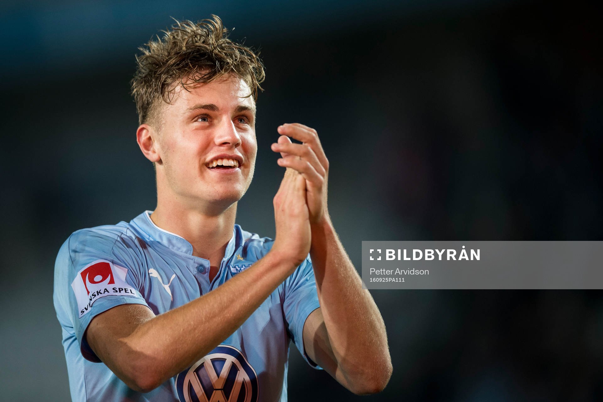 Malmö FFs Mattias Svanberg jublar