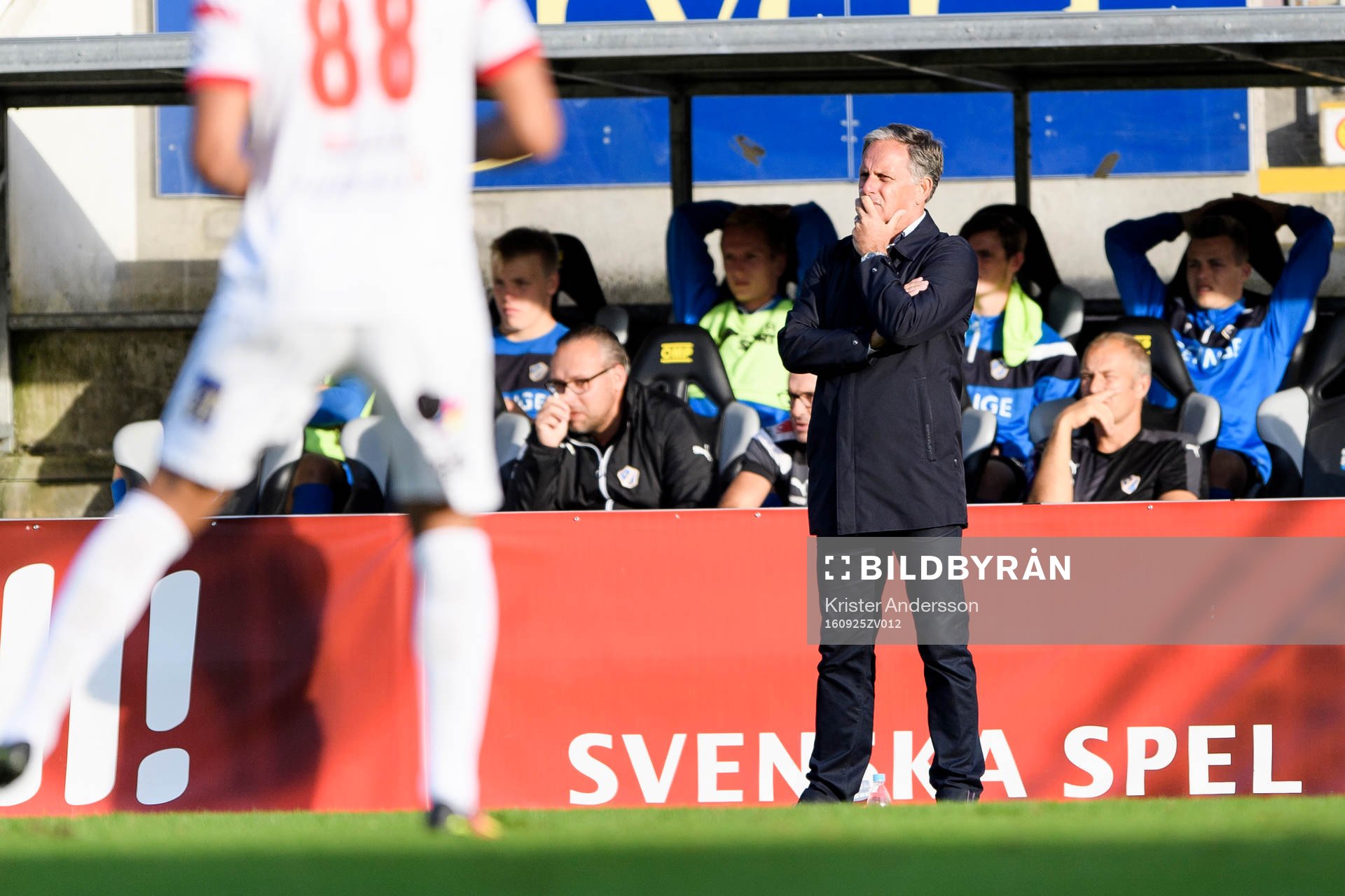 Halmstads tränare Jan Jönsson