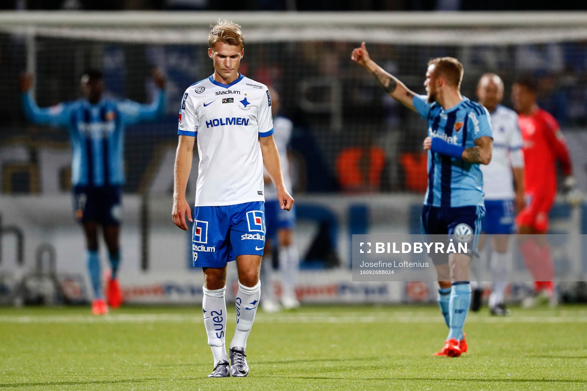 Norrköpings Sebastian Andersson deppar