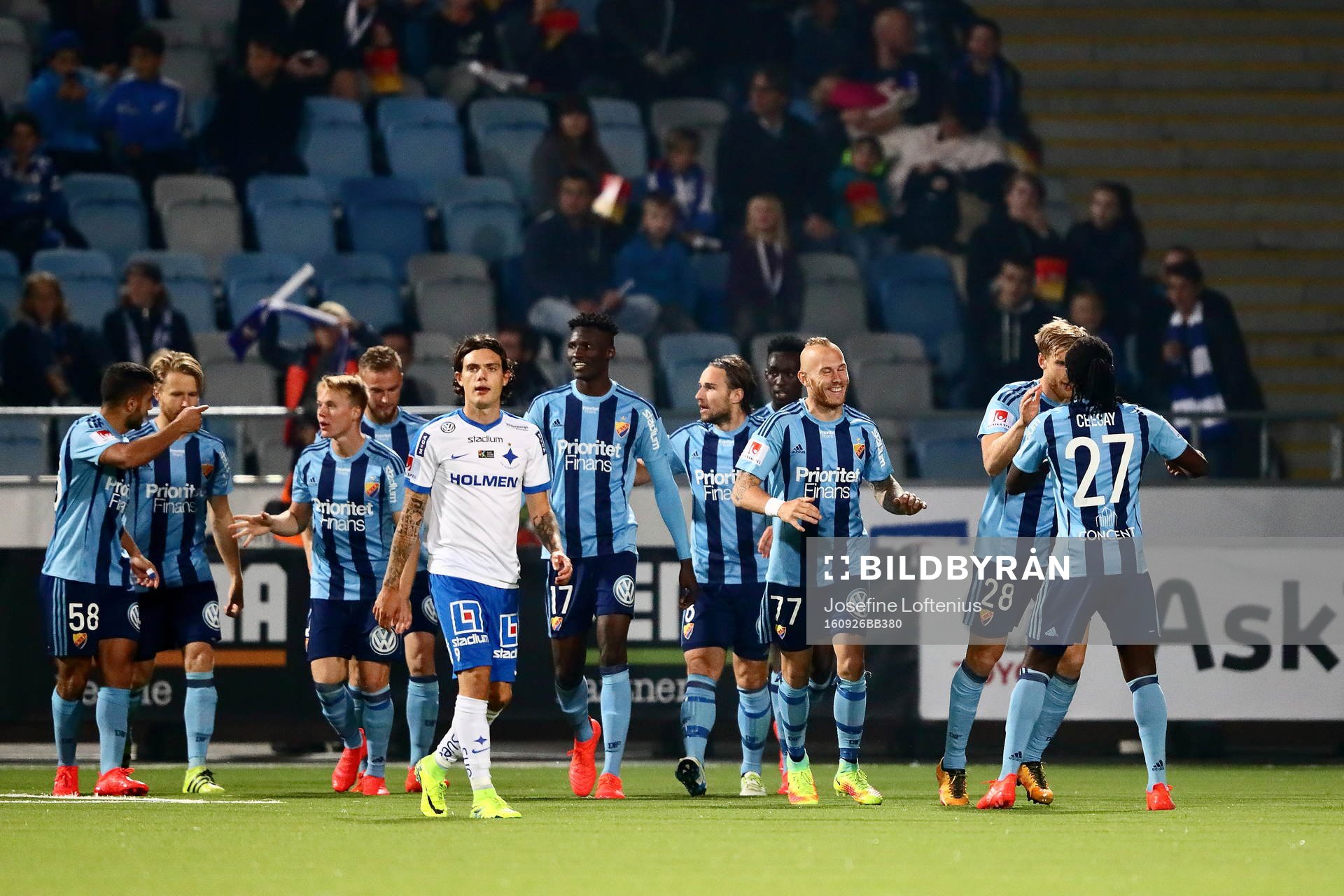 Djurgården jublar och Norrköpings David Moberg Karlsson