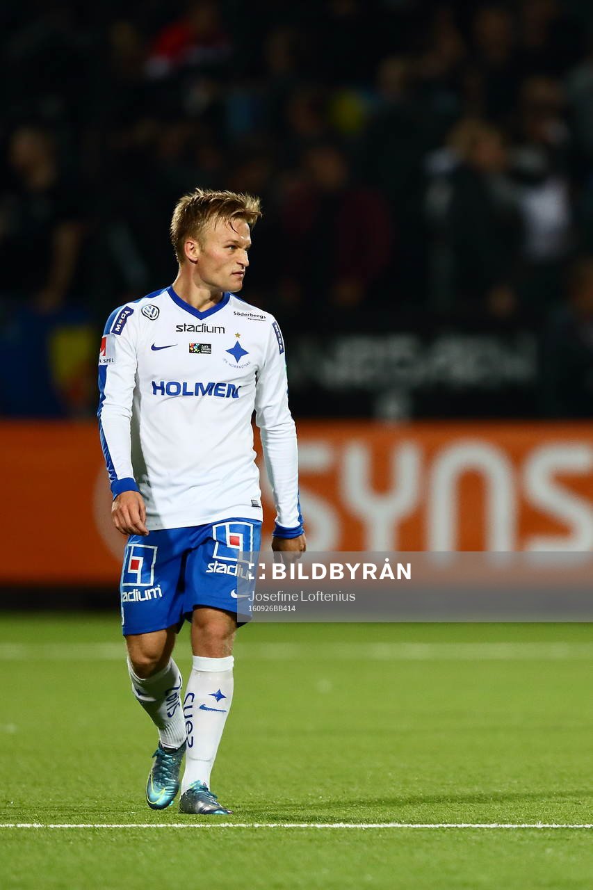 Norrköpings Nicklas Bärkroth deppar