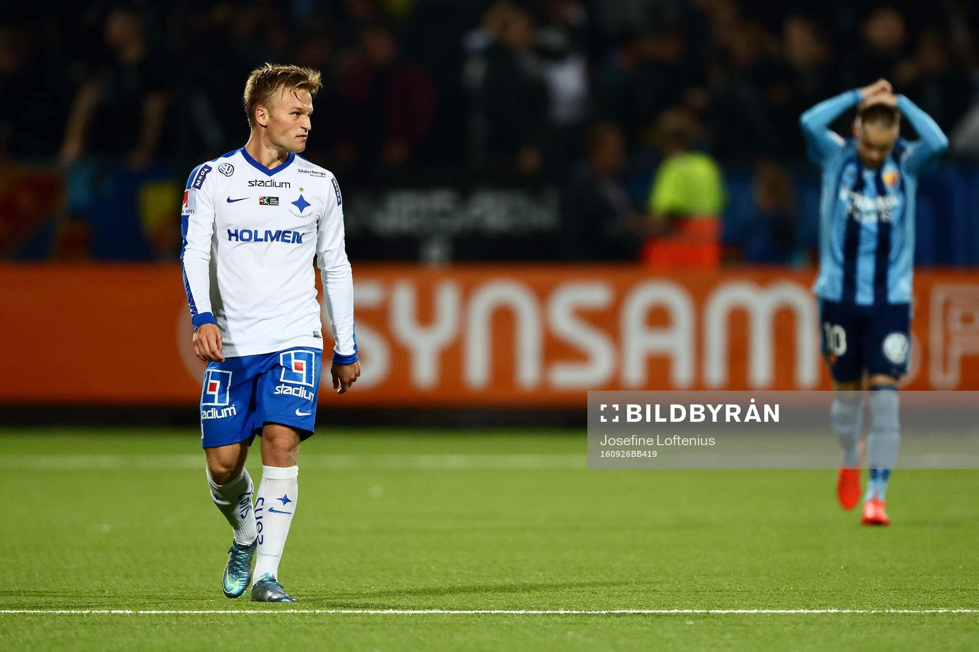 Norrköpings Nicklas Bärkroth deppar