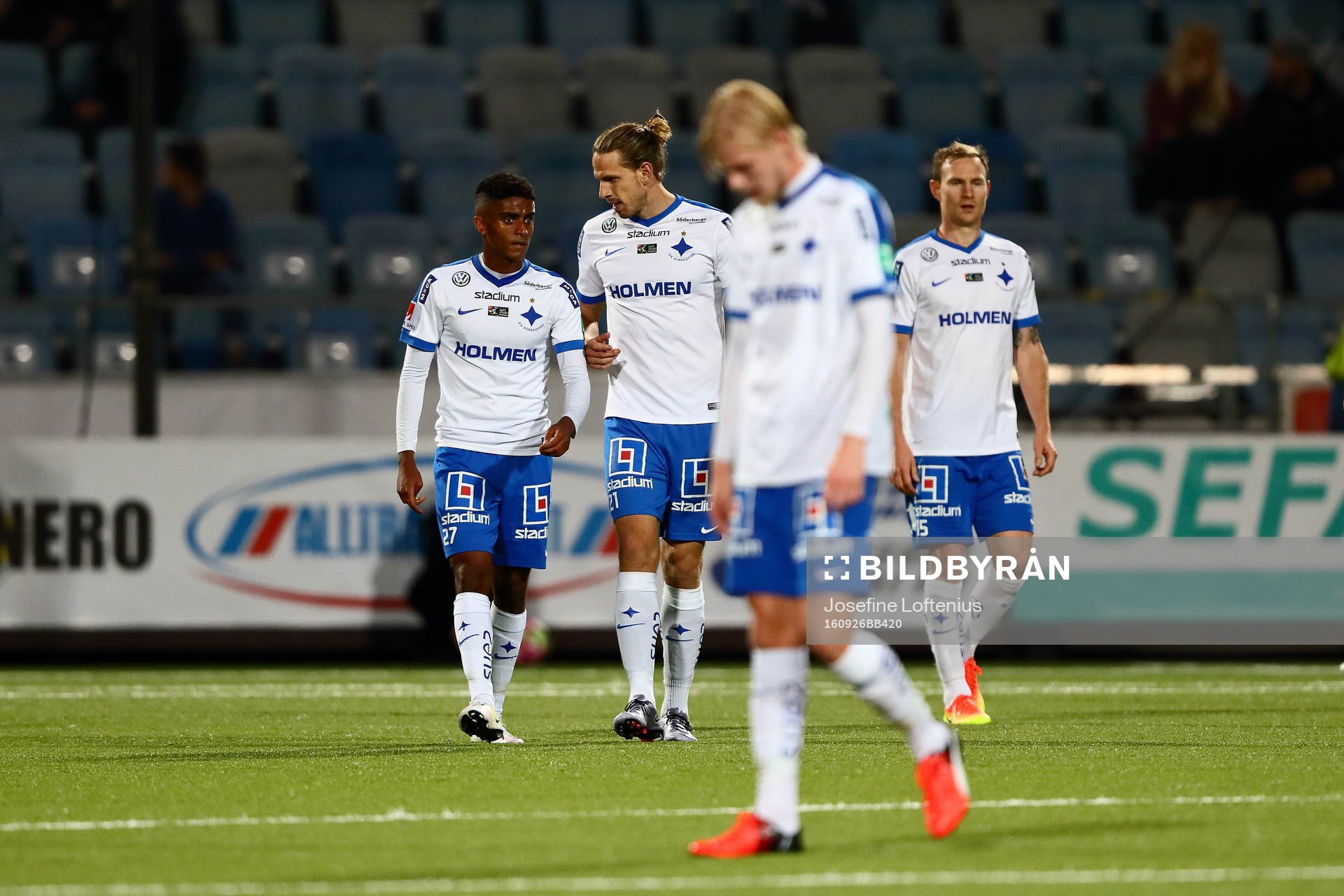 Norrköpings Niclas Eliasson, Andreas Hadenius, Marcus Falk