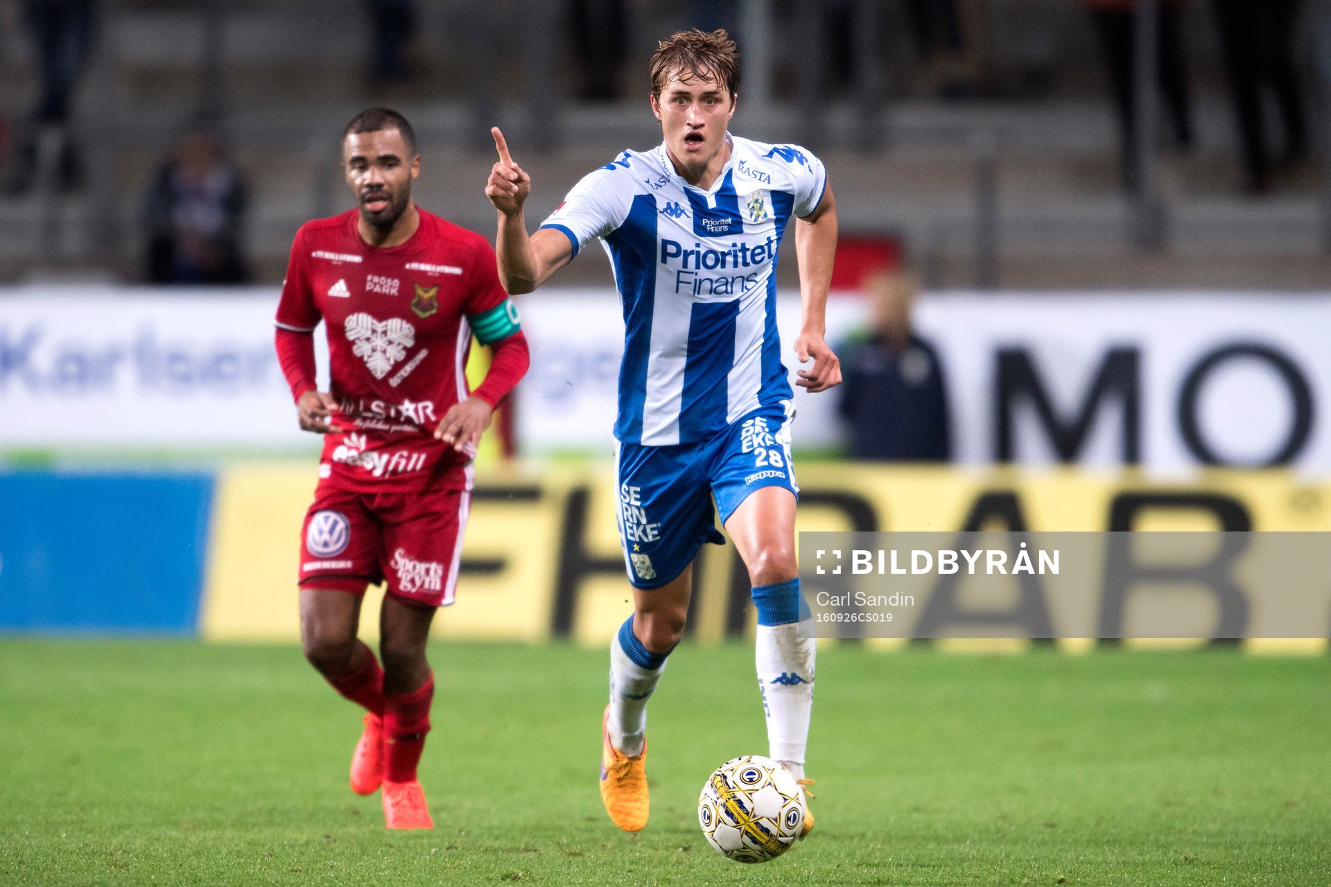 Östersunds Alex Dyer och IFK Göteborgs Thomas Rogne