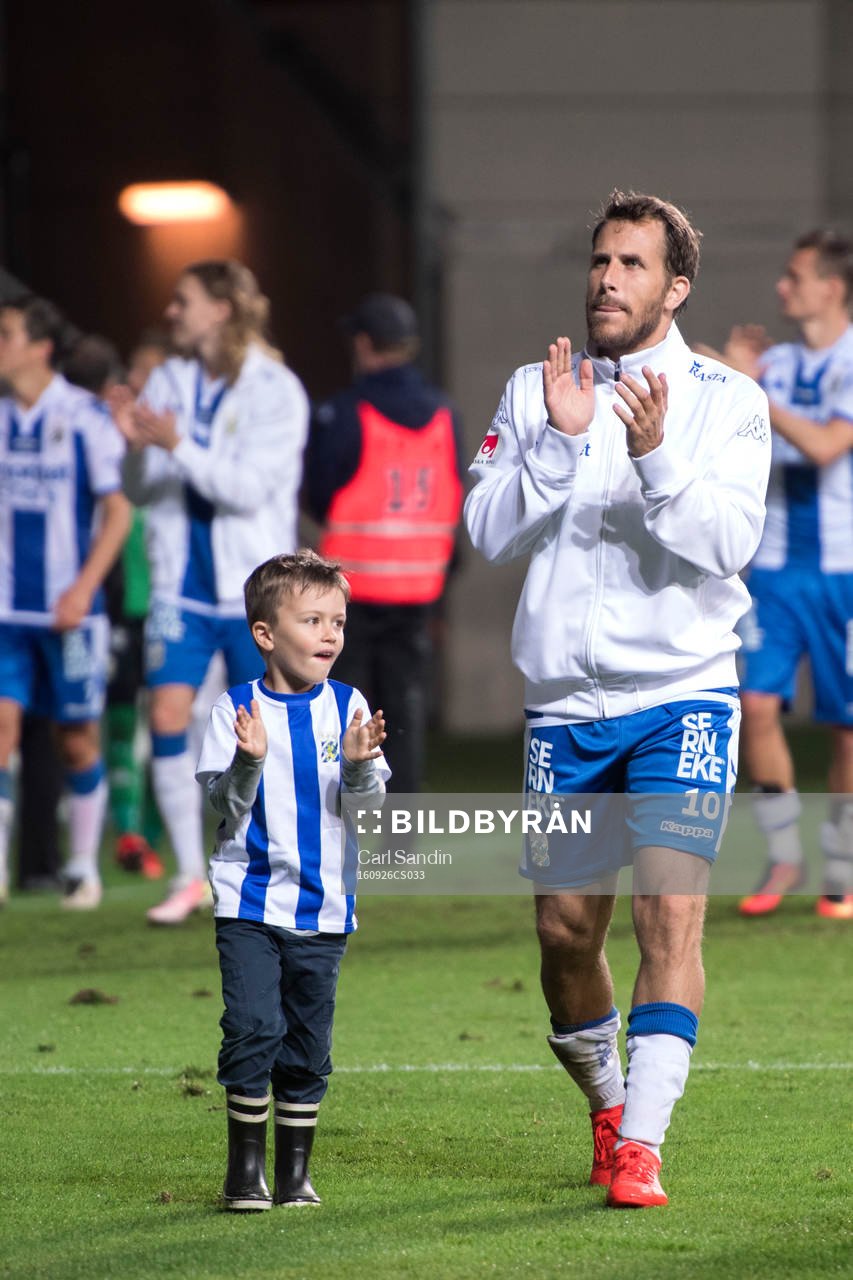 IFK Göteborgs Tobias Hysén tackar publiken