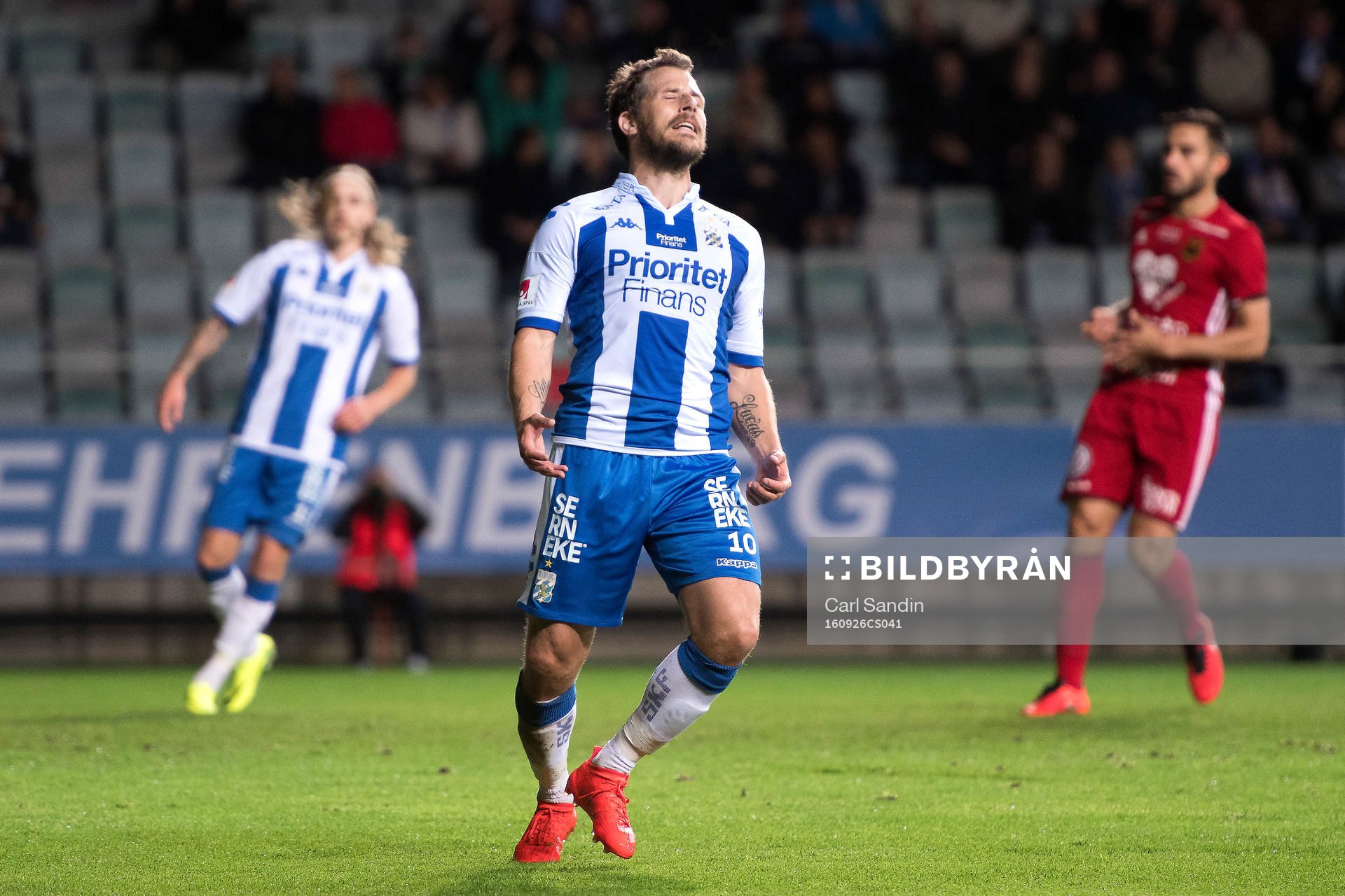 IFK Göteborgs Tobias Hysén deppar