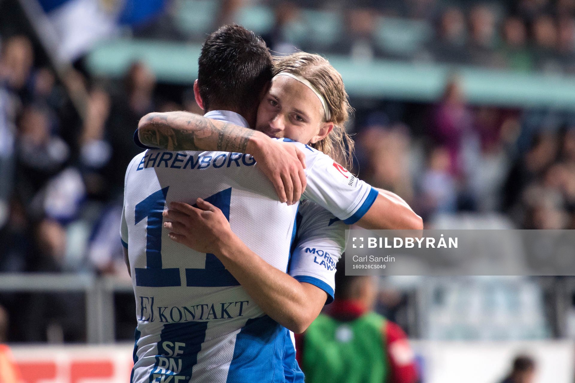 IFK Göteborgs Martin Smedberg Dalence kramar om Elias Mar