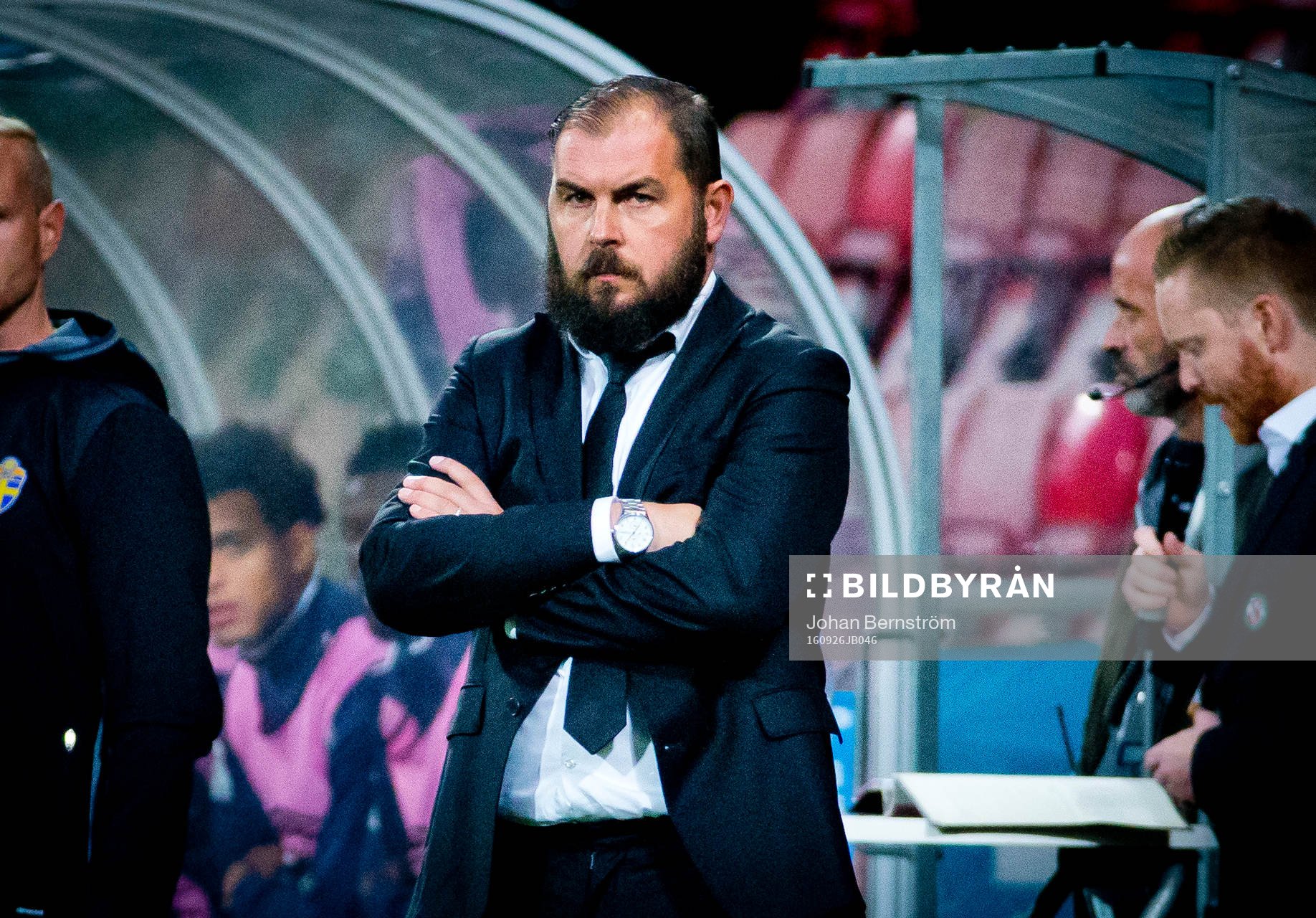 Örebros tränare Alexander Axén deppar