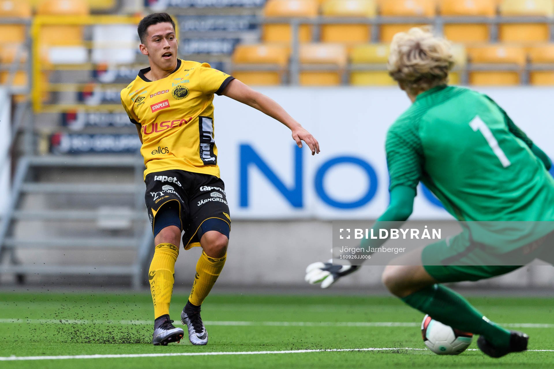 Elfsborgs Sebastian Loyola Nydén gör 1-0