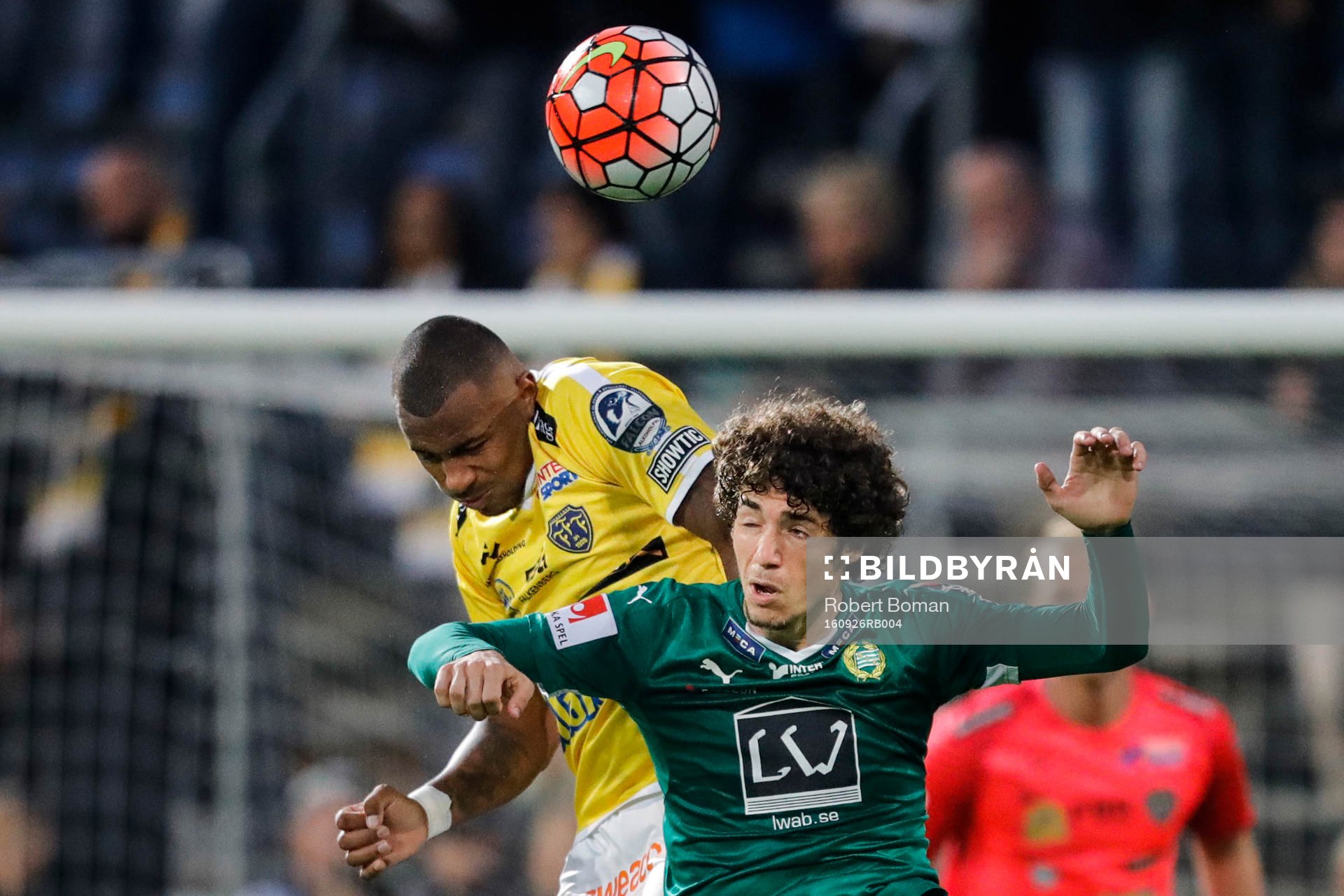 Falkenbergs Felipe Carvalho och Hammarbys Romulo Cabral