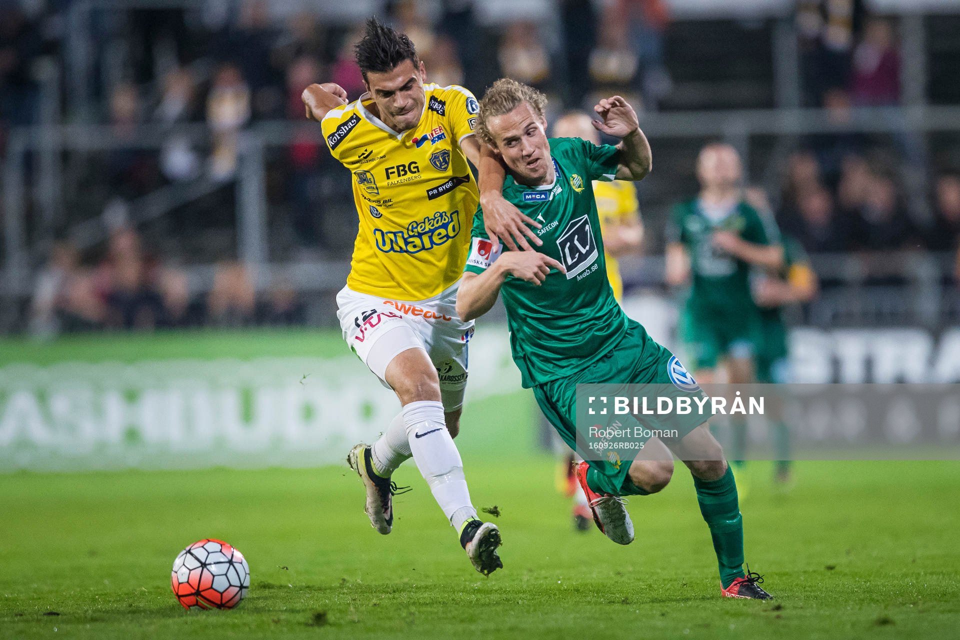 Falkenbergs Zlatan Krizanovic och Hammarbys Fredrik