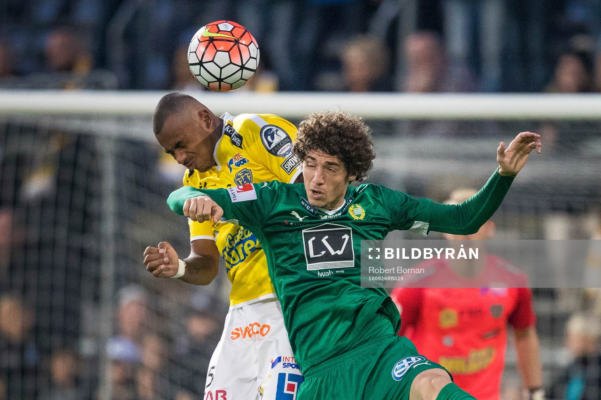 Falkenbergs Felipe Carvalho  och Hammarbys Romulo Cabral