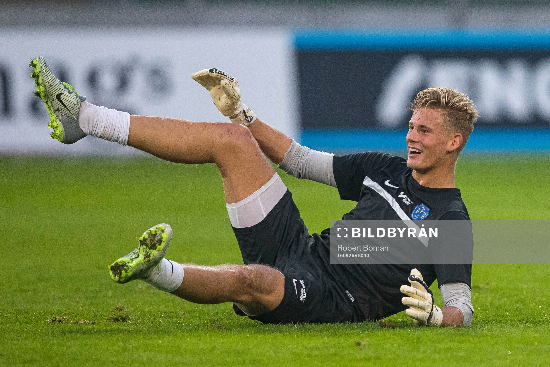 Falkenbergs målvakt Alexander Lundin