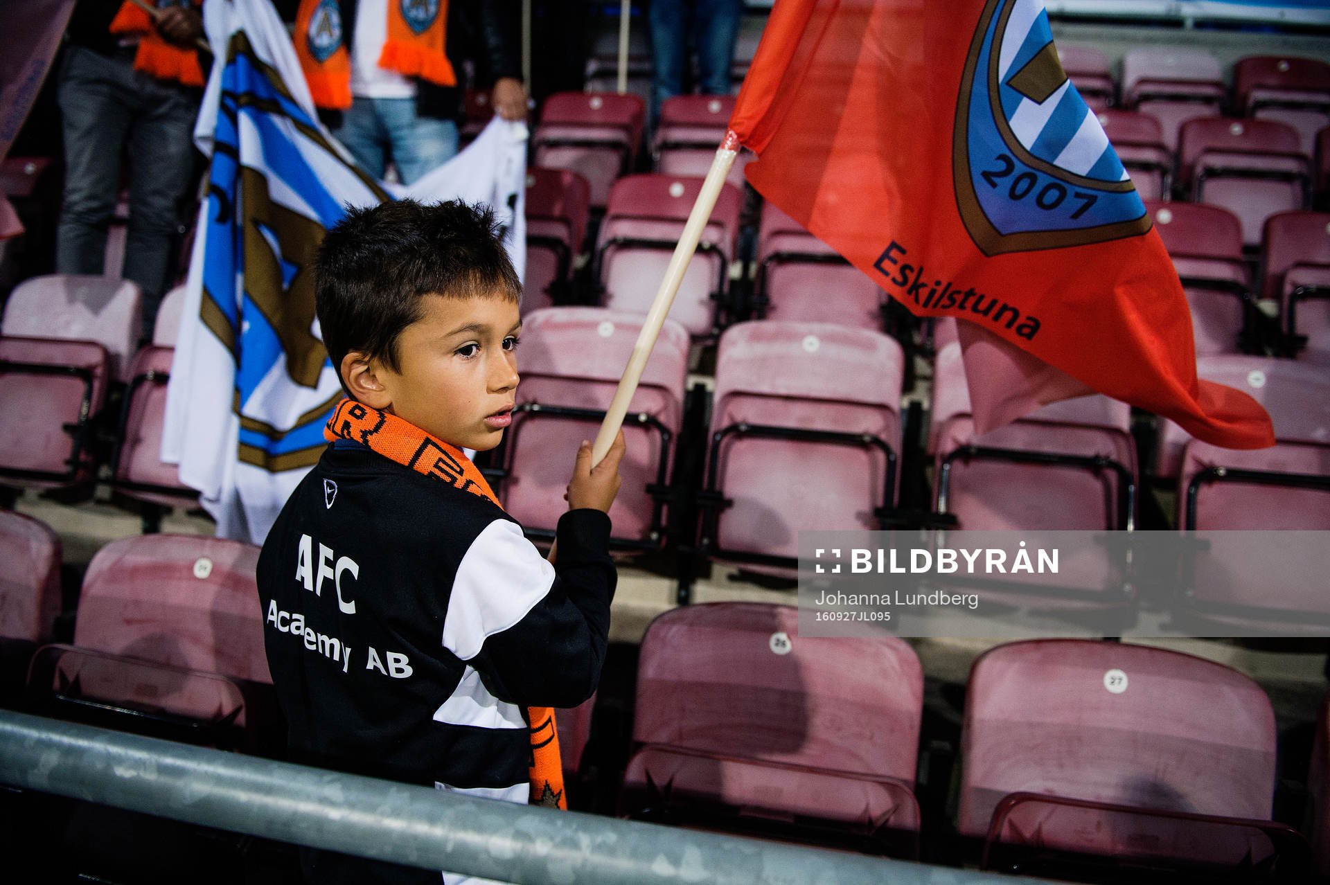 En Athletics supporter