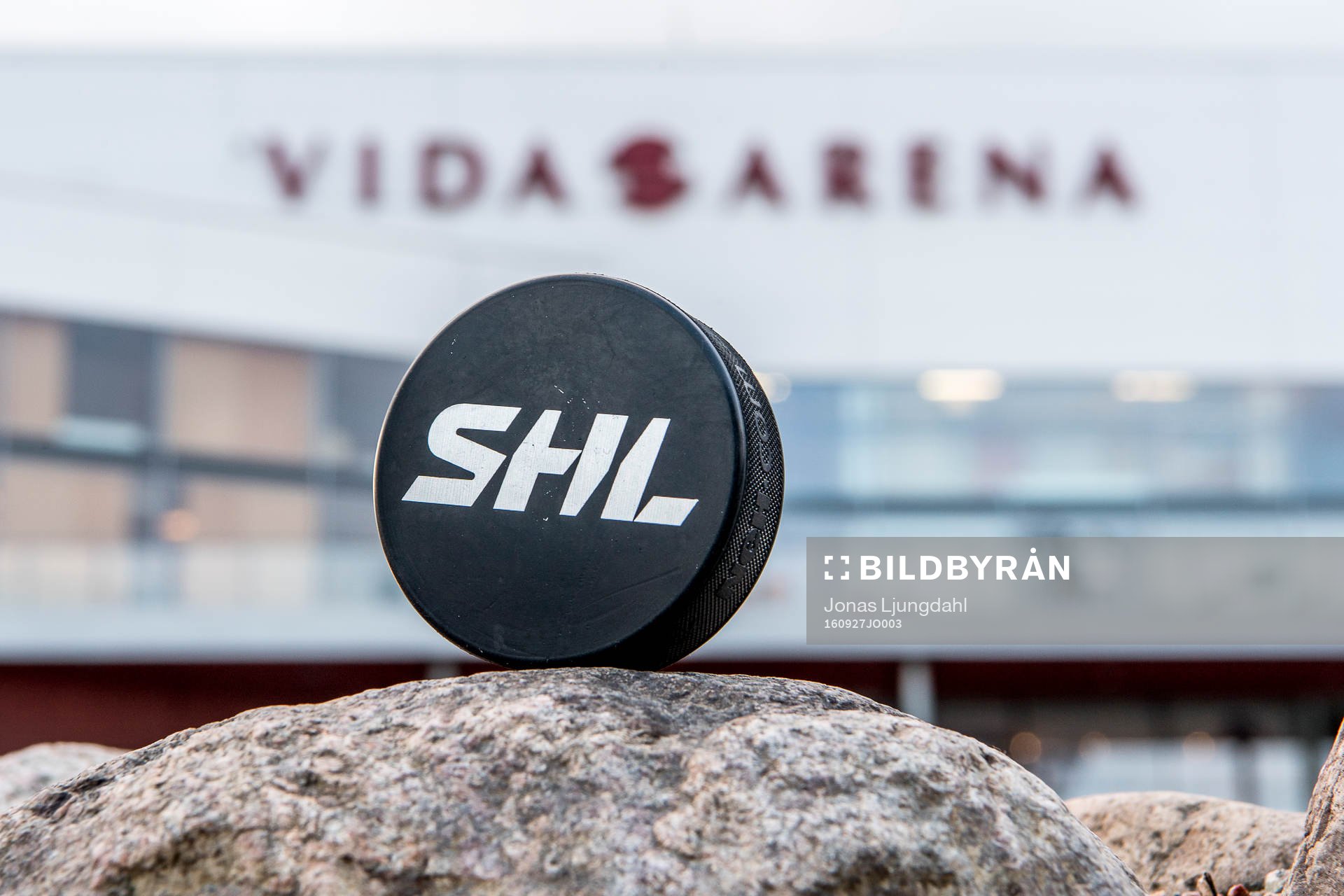 Matchpuck med SHL logo