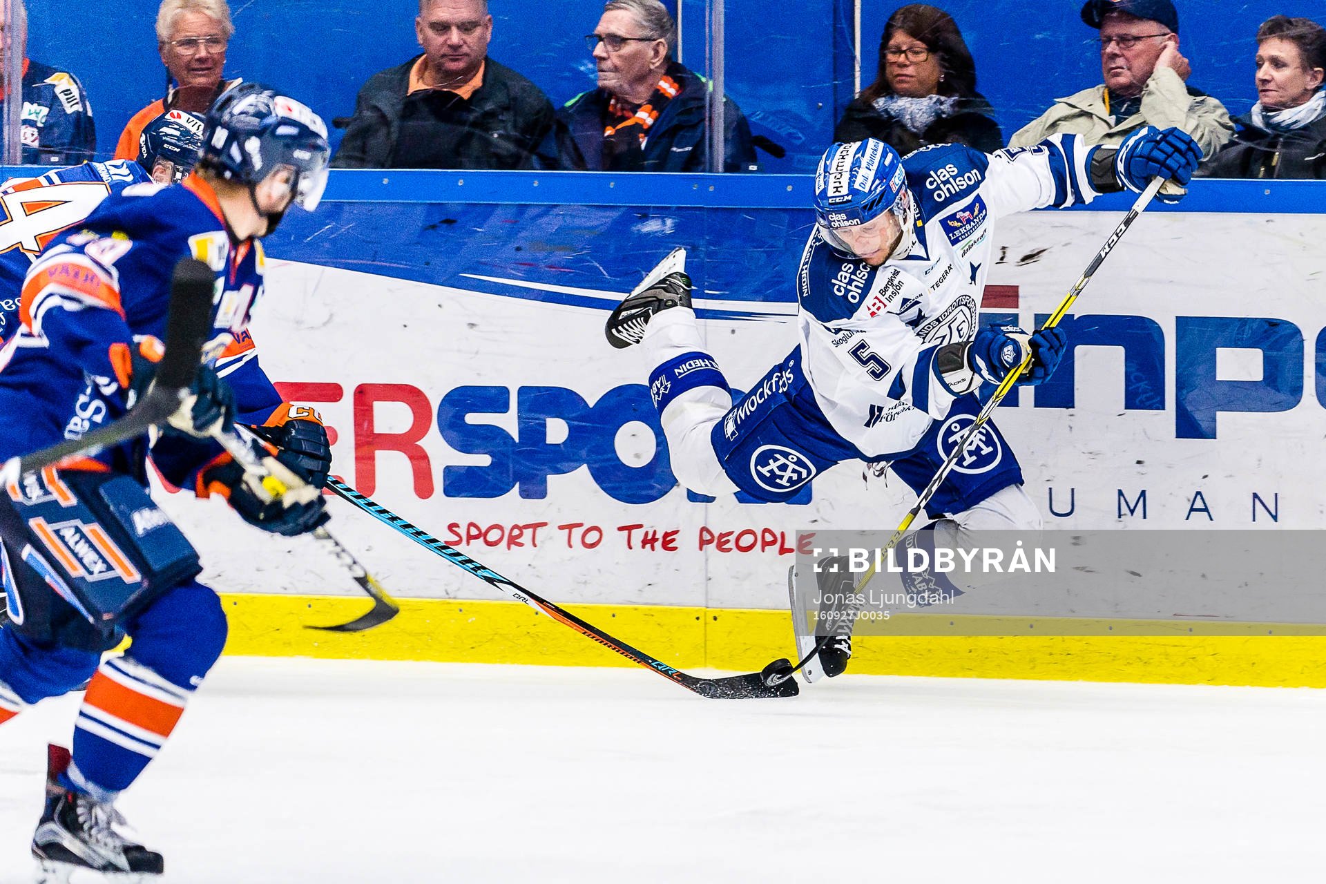 Leksands Ben Youds faller
