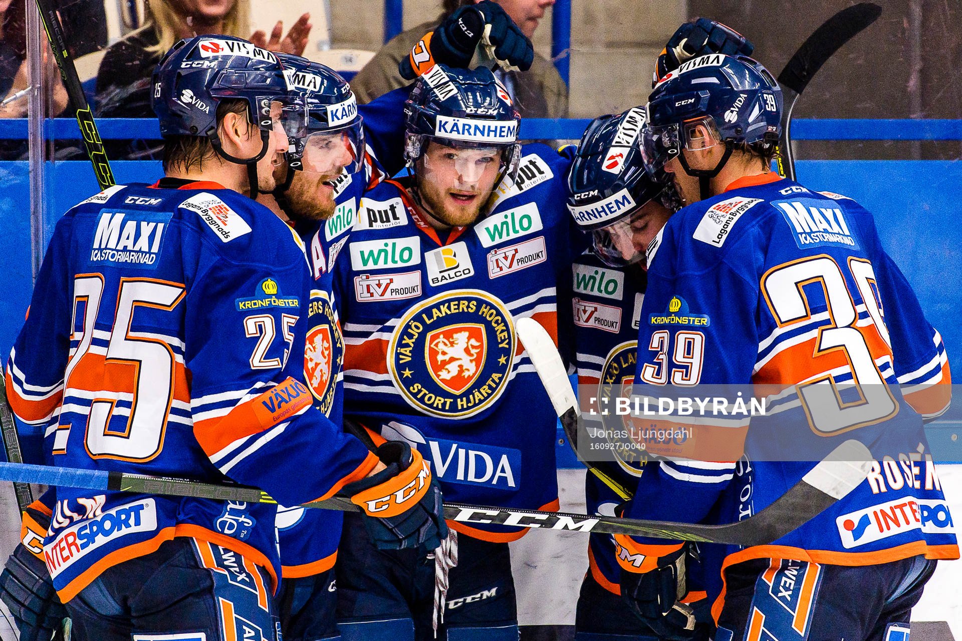 Växjös Sam Marklund jublar