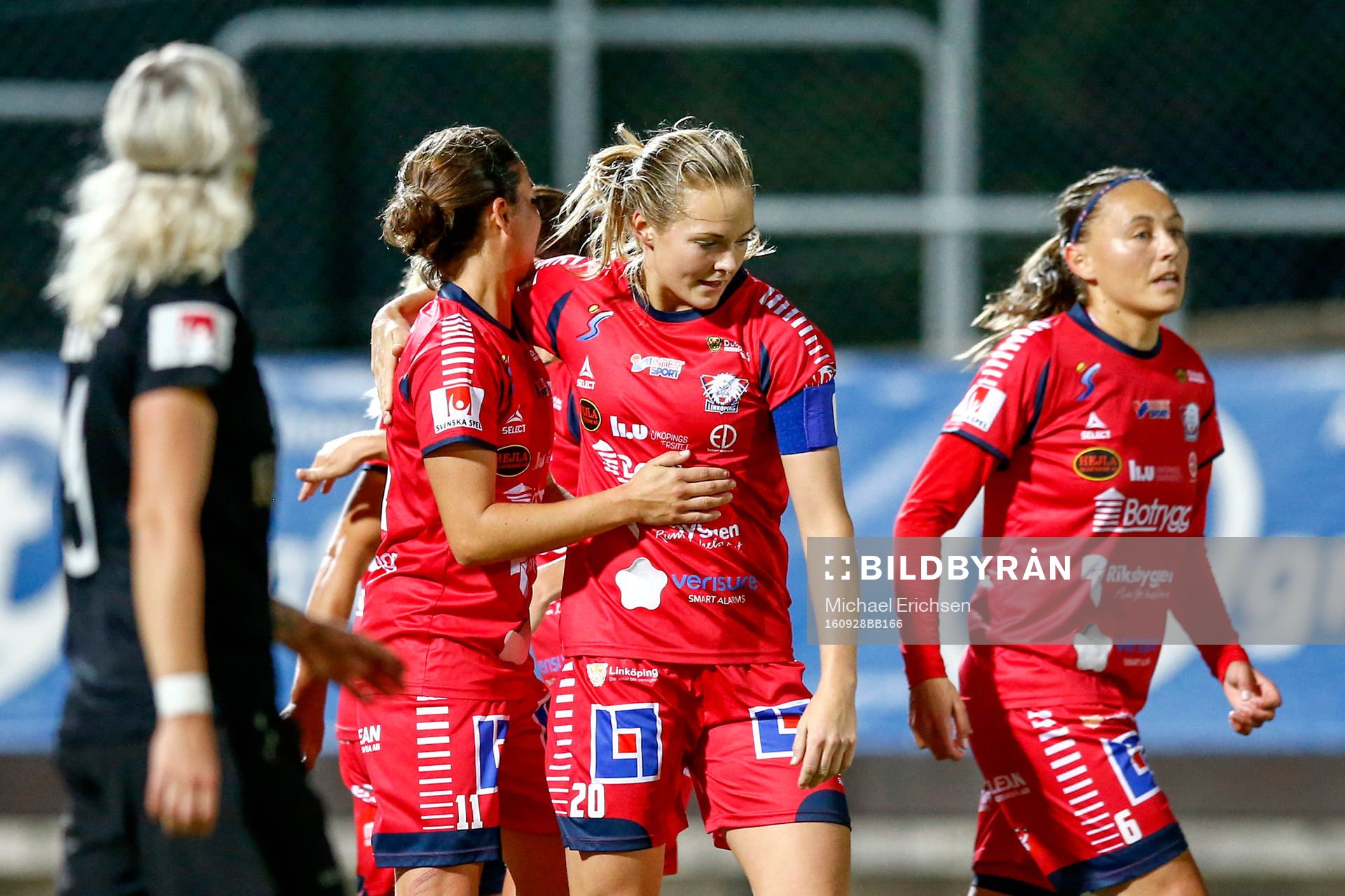 Linköpings Renée Slegers och Magdalena Eriksson och