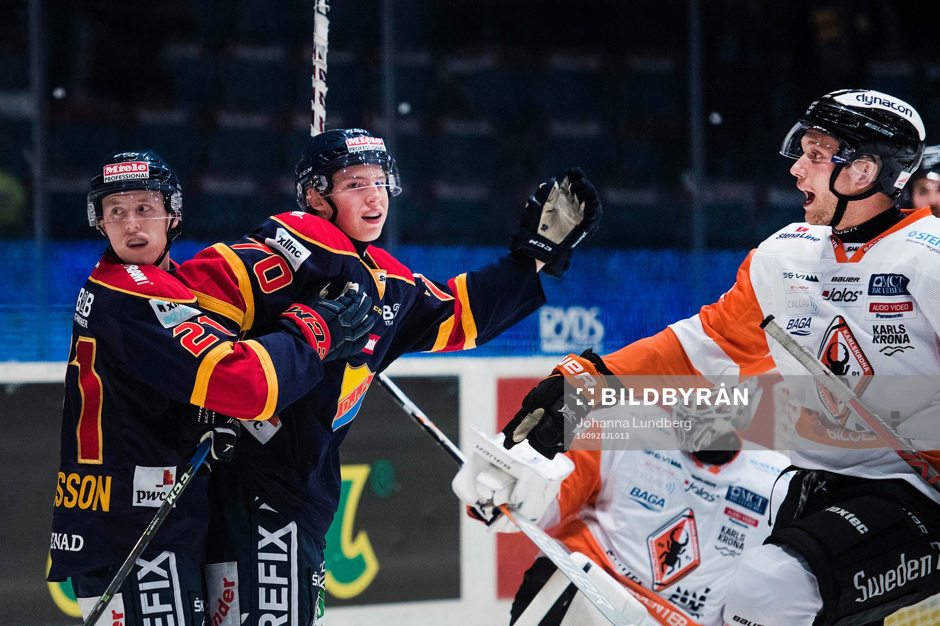 Djurgårdens Jonathan Davidsson  och Marcus Davidsson