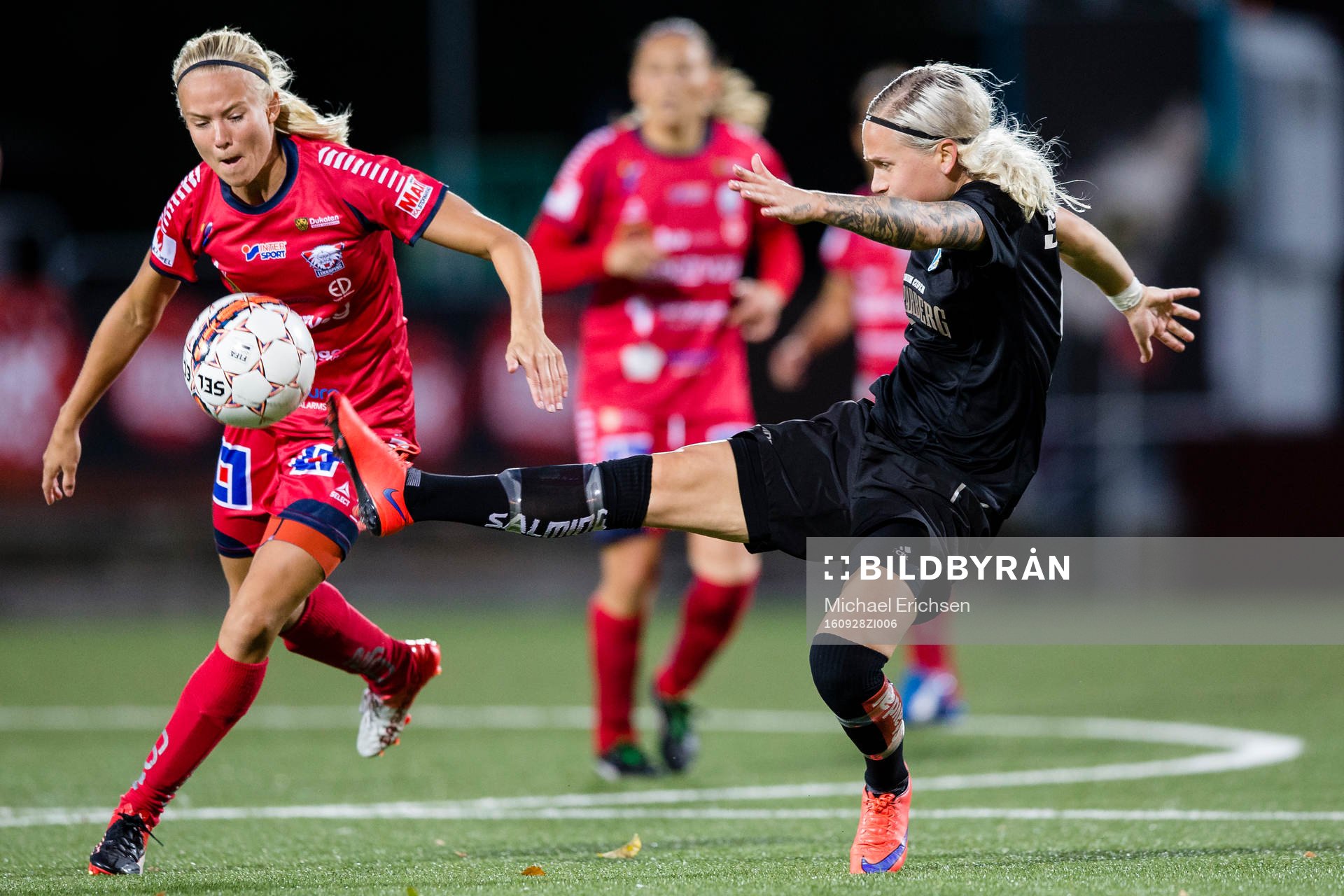 Linköpings Pernille Mosegaard Harder mot Göteborgs
