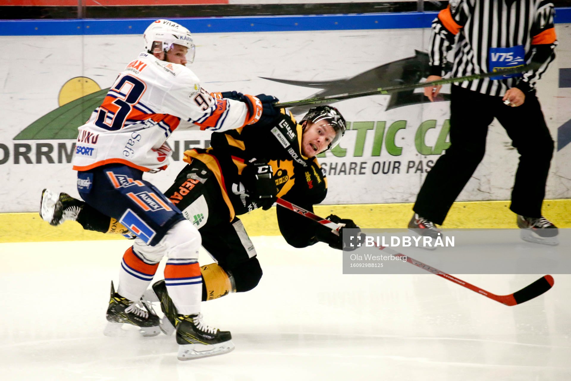 Växjös Sam Marklund och Skellefteås Niclas Burström