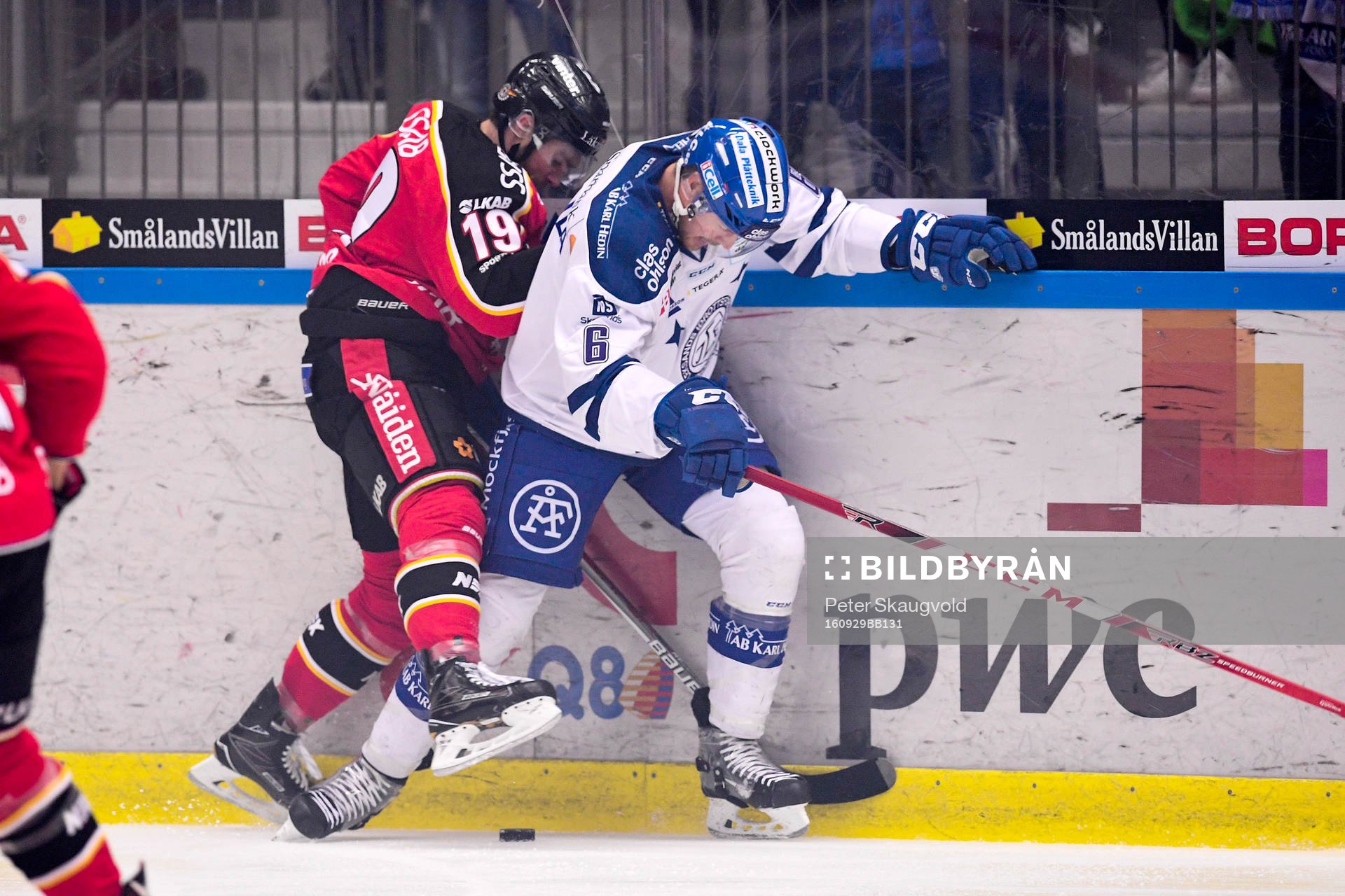 Luleås Jacob Lagacé och Leksands Rickard Hugg
