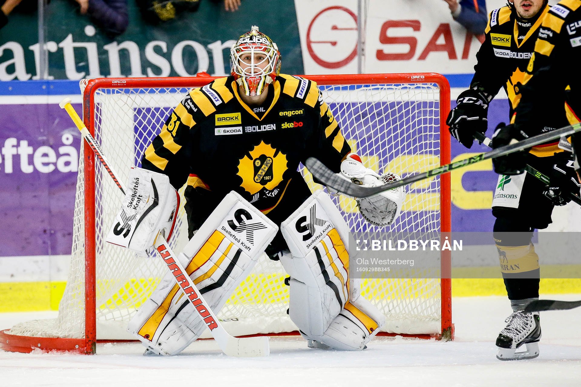 Skellefteå målvakt Joni Ortio