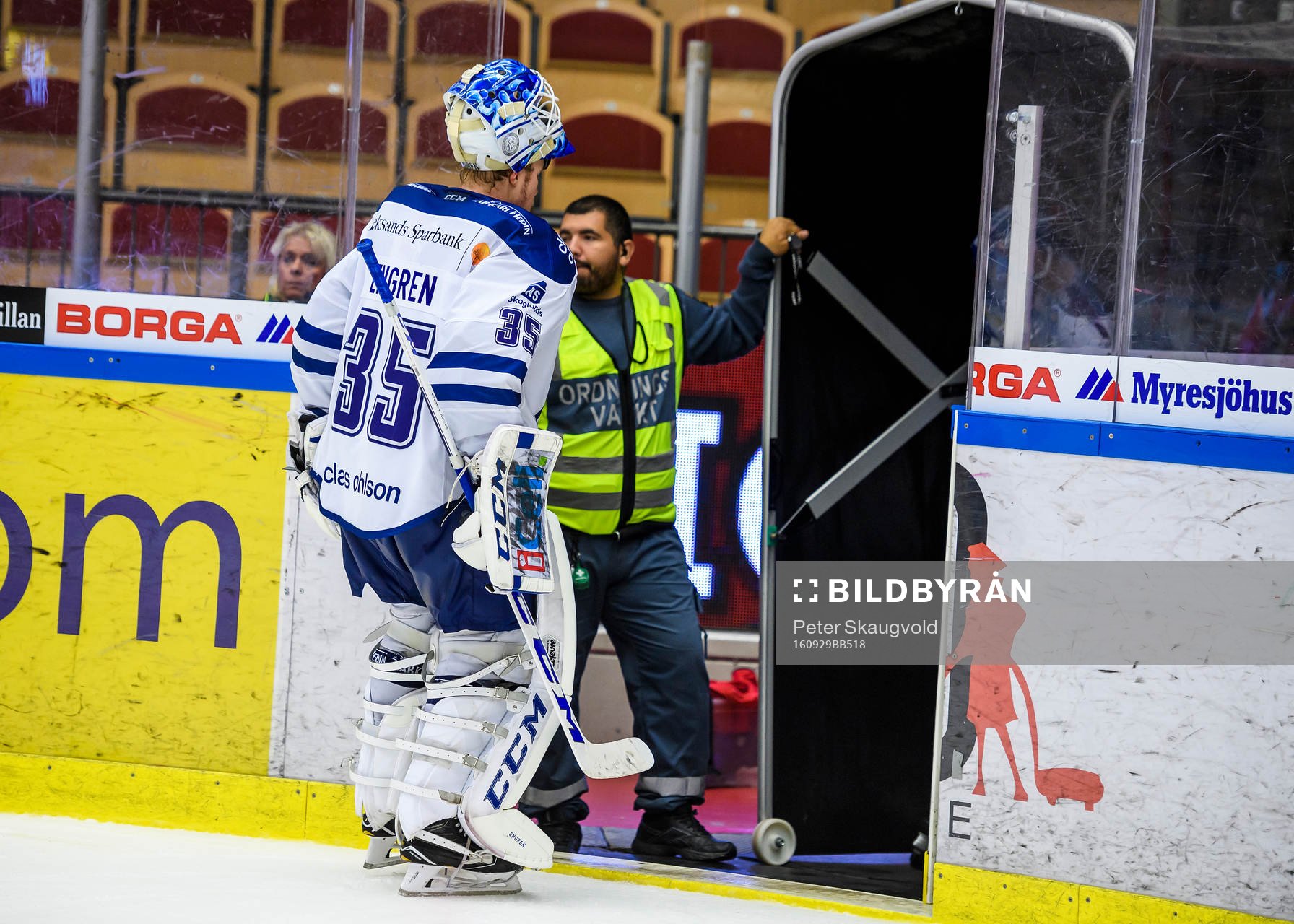 Leksands målvakt Atte Engren lämnar isen