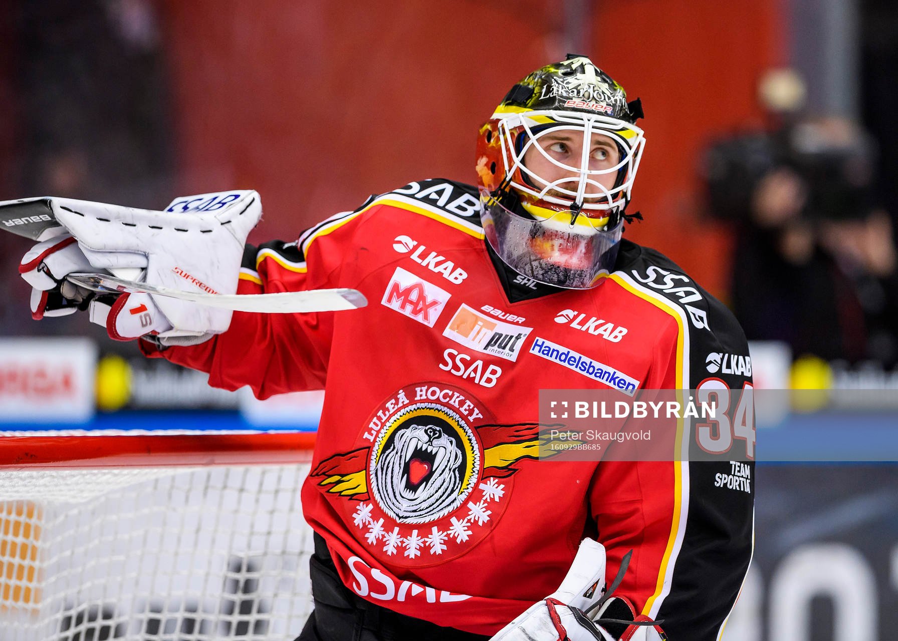 Luleås målvakt Joel Lassinatti