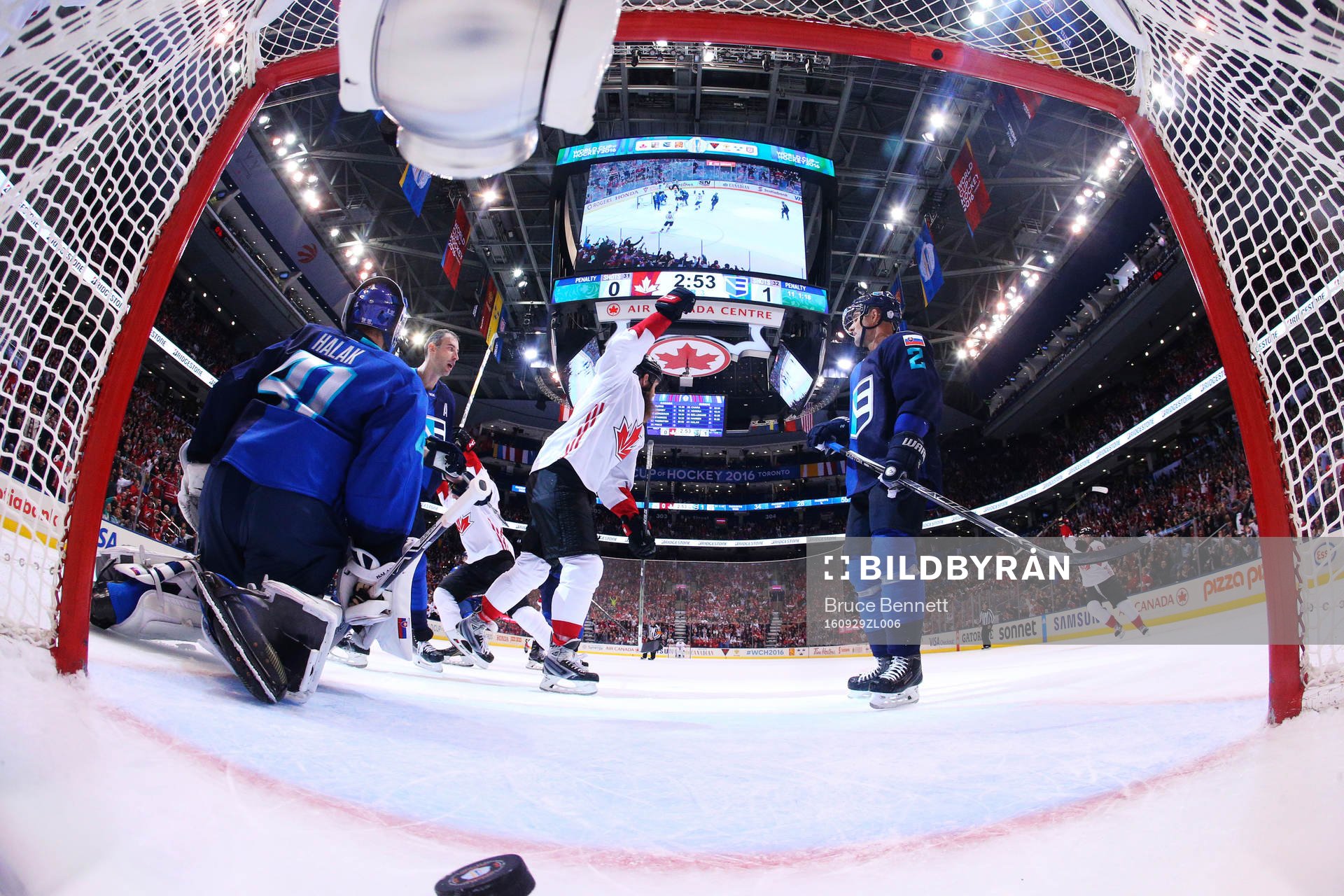 Kanadas Patrice Bergeron, Joe Thornton och Steven Stamkos