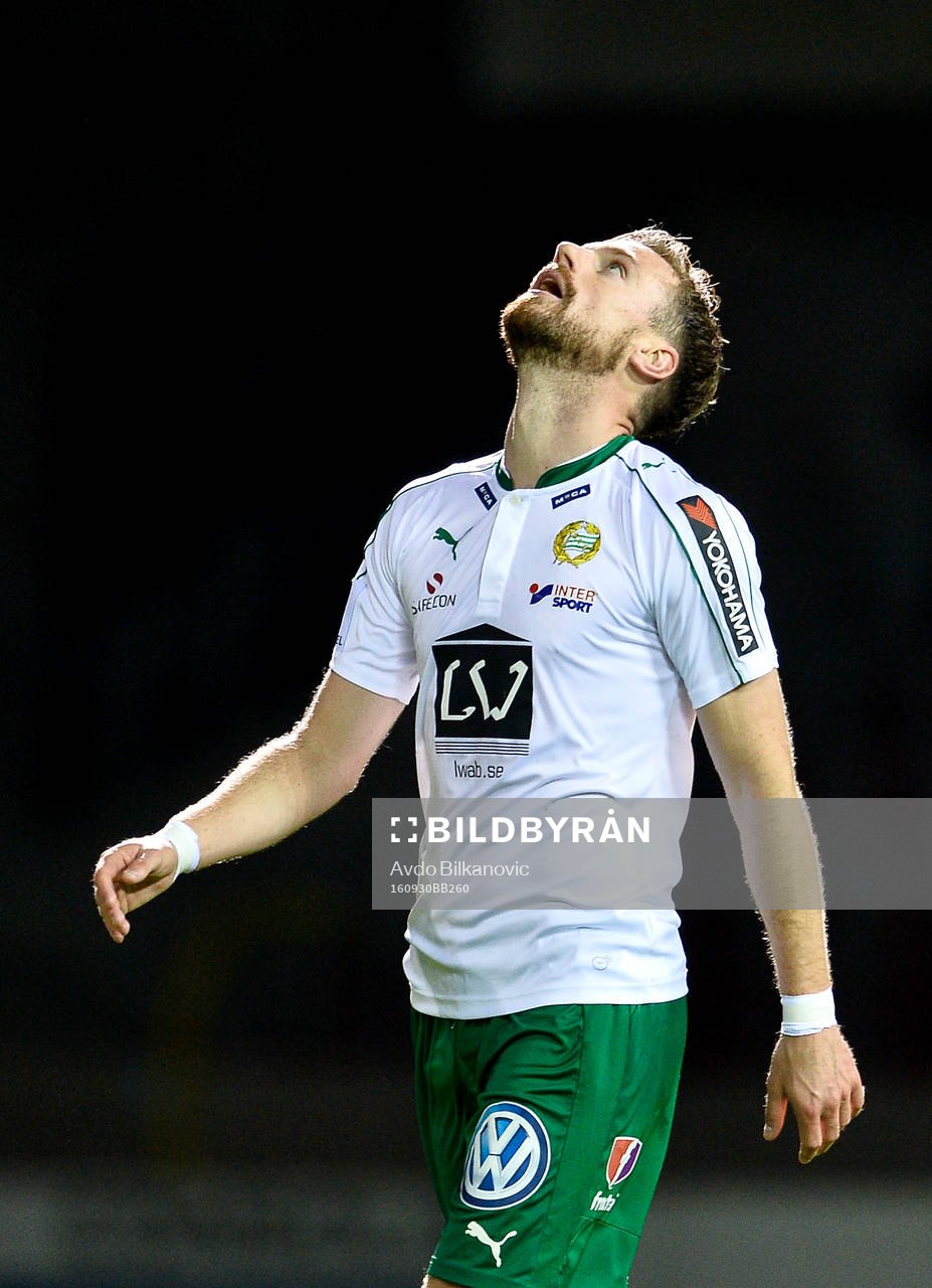 Hammarbys Arnór Smárason deppar