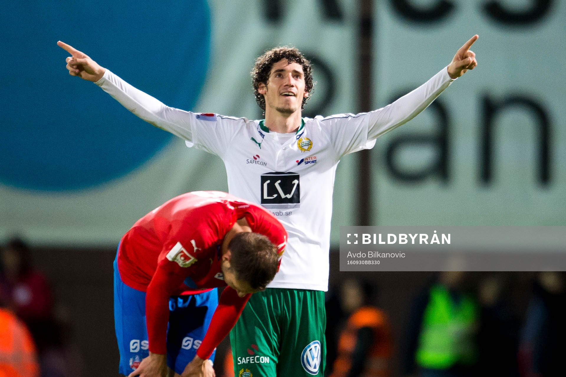 Hammarbys Romulo Cabral Pereira Pinto jublar och