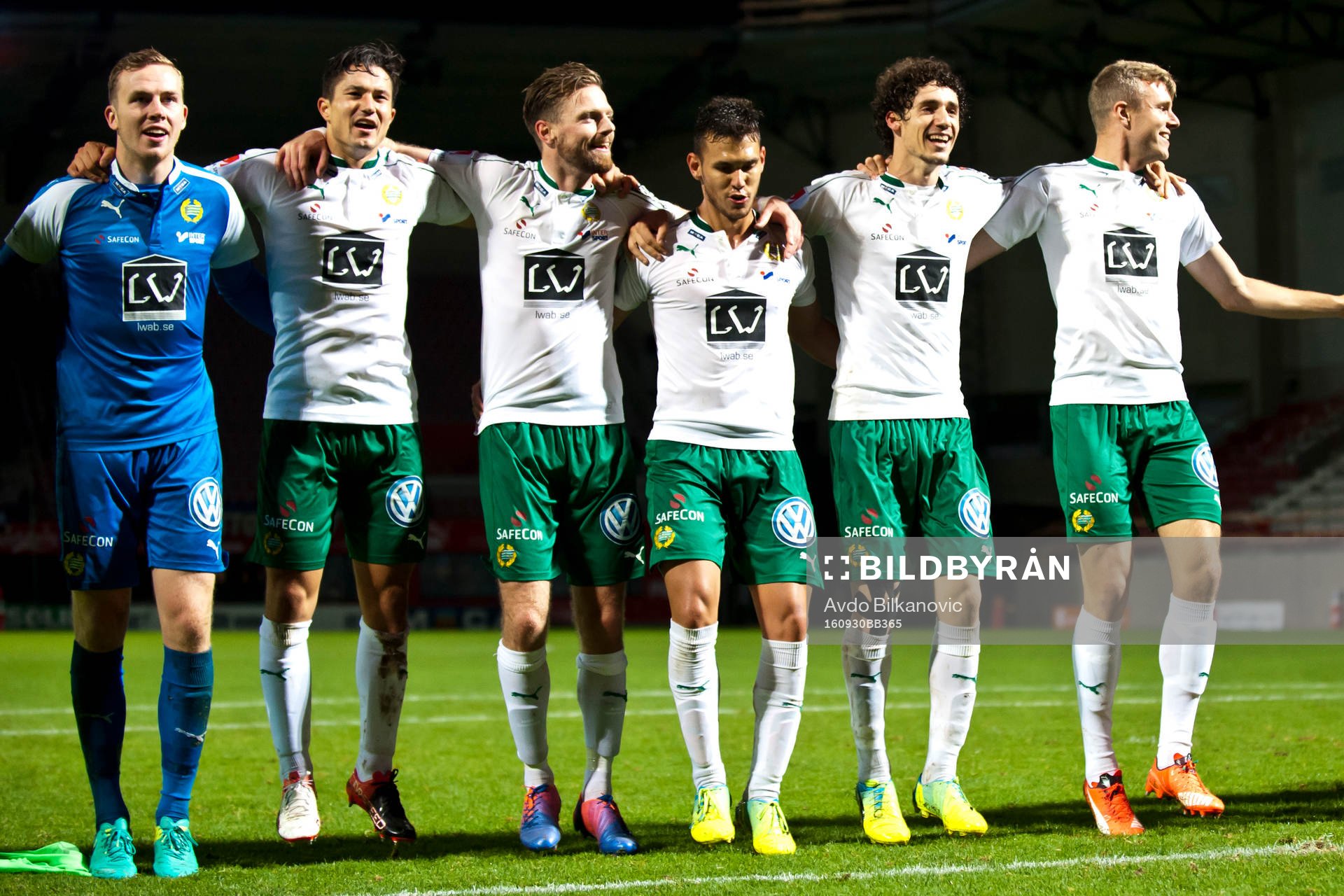 Hammarbys Ögmundur Kristinsson, David Boo Wiklander, Arnor