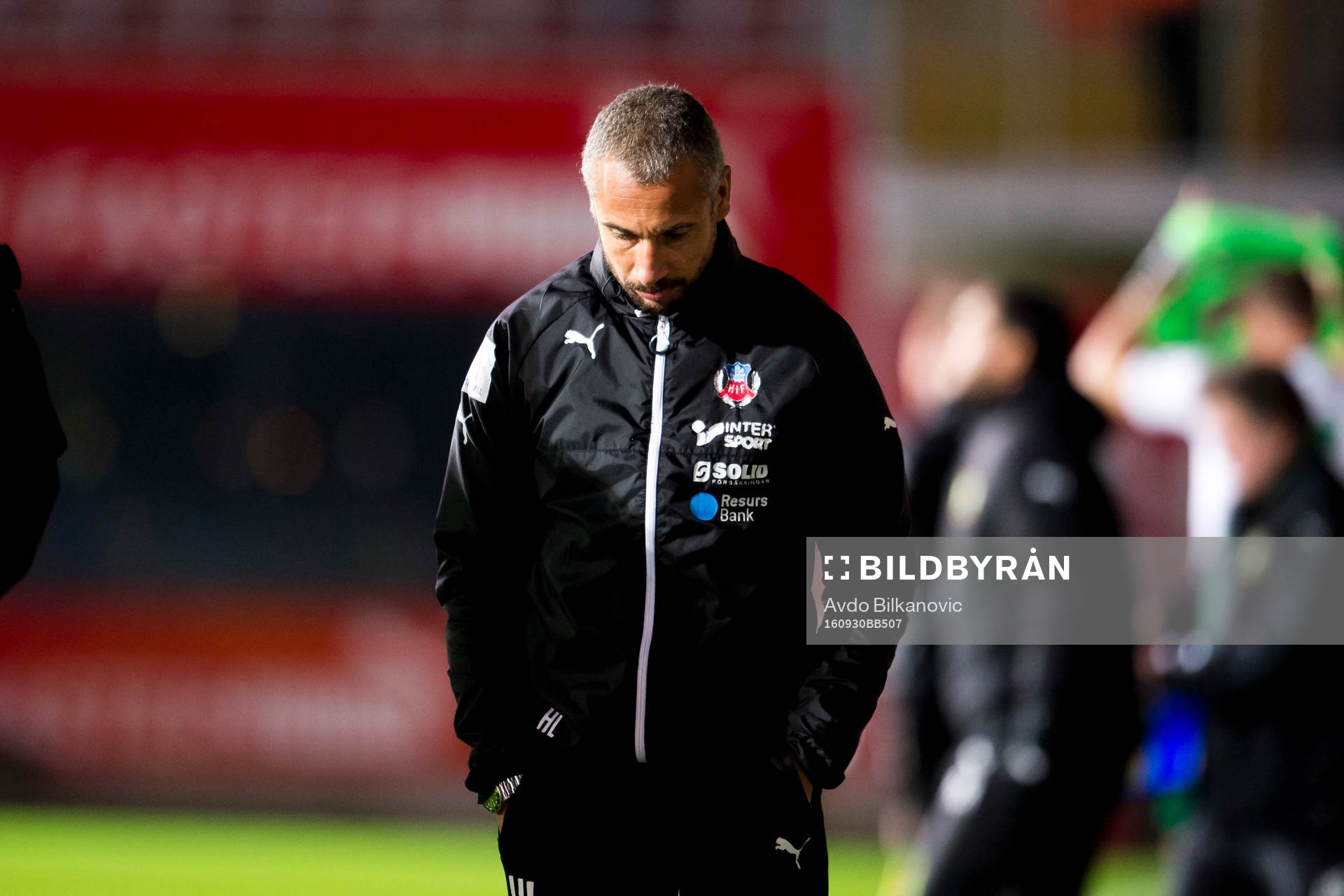 Helsingborgs manager Henrik Larsson deppar