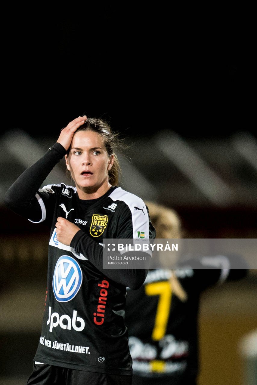 Umeås Hanna Folkesson deppar