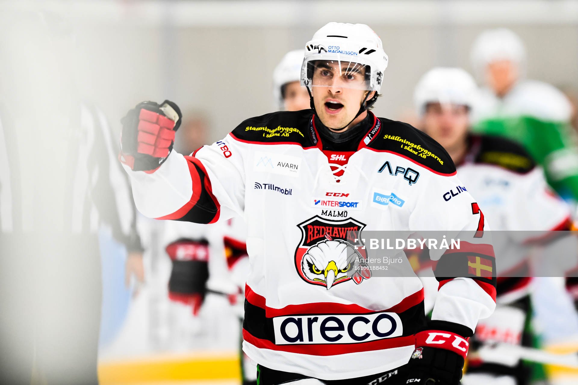 Malmö Redhawks Nils Andersson jublar