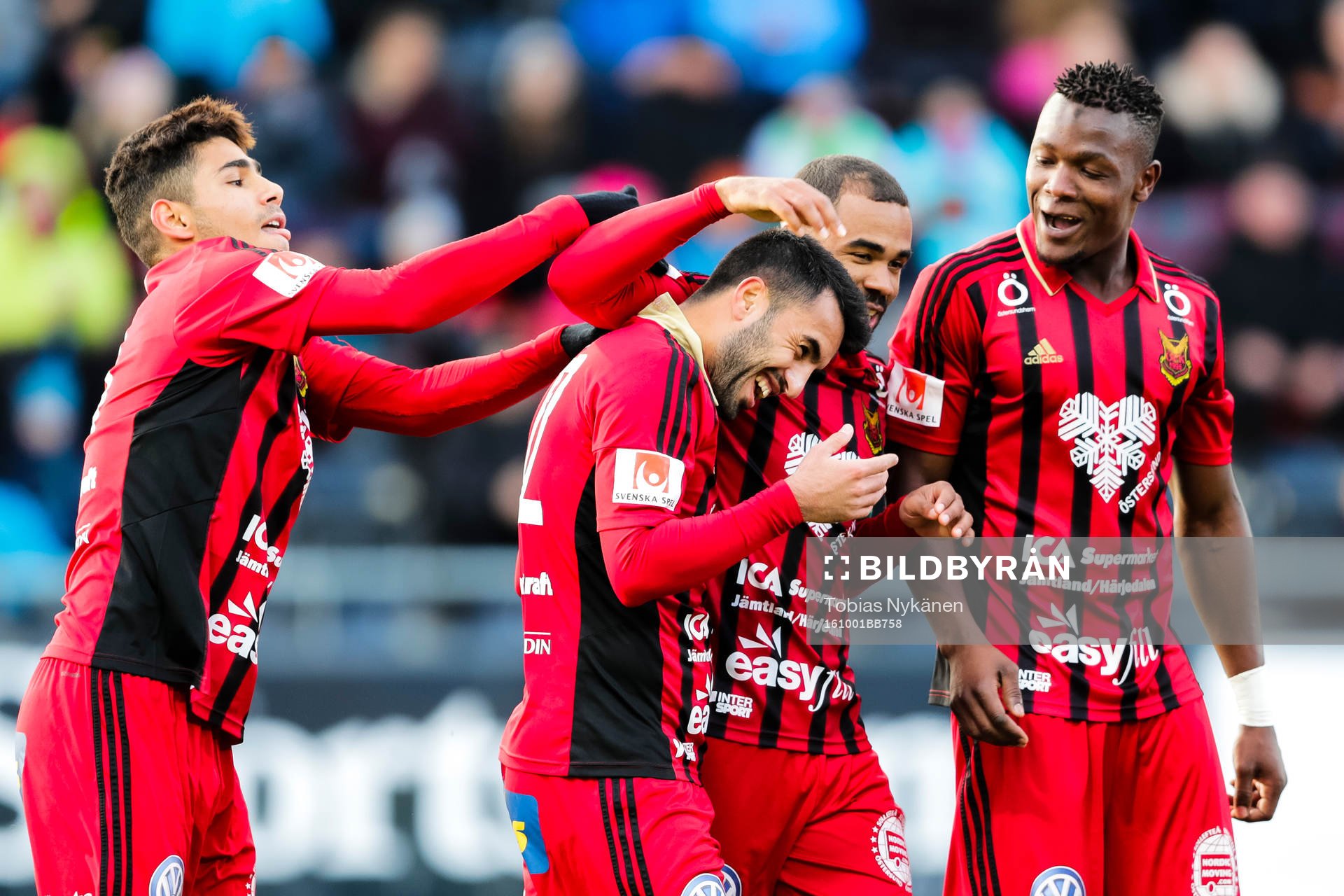 Östersunds Brwa Nouri jublar