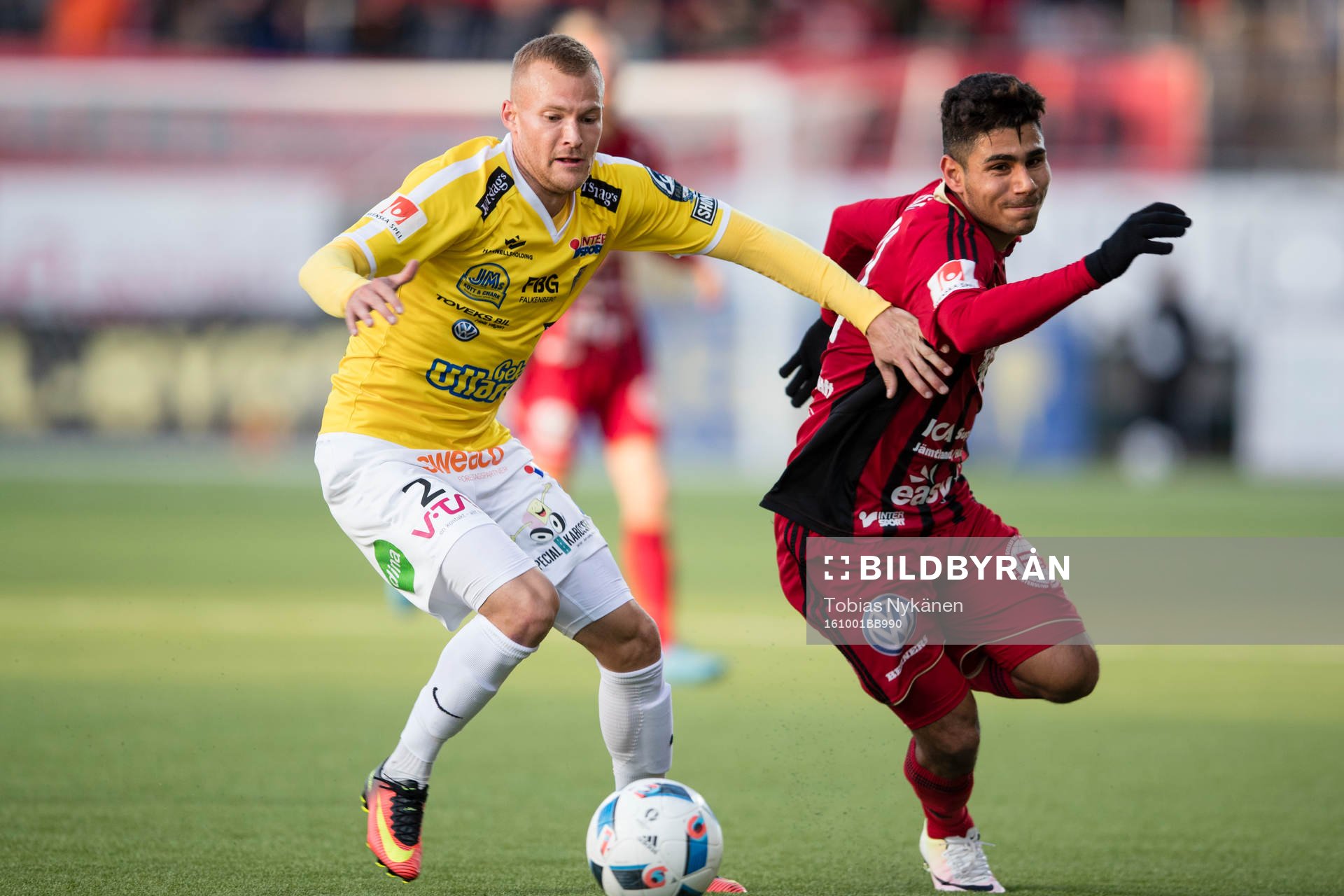 Falkenbergs Rasmus Sjöstedt mot Östersunds Hosam Aiesh