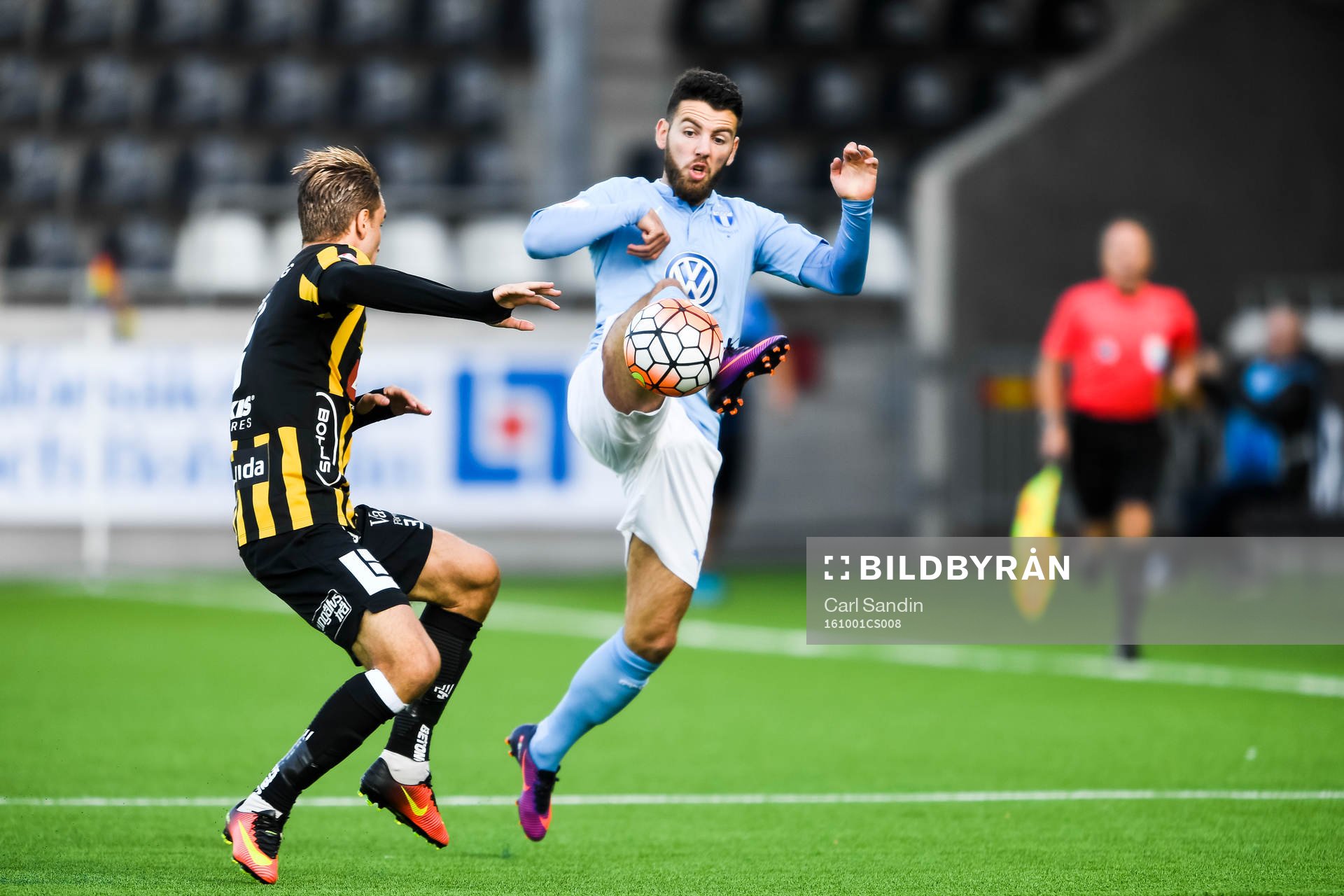 Häckens Jasmin Sudic och Malmö FFs Erdal Rakip