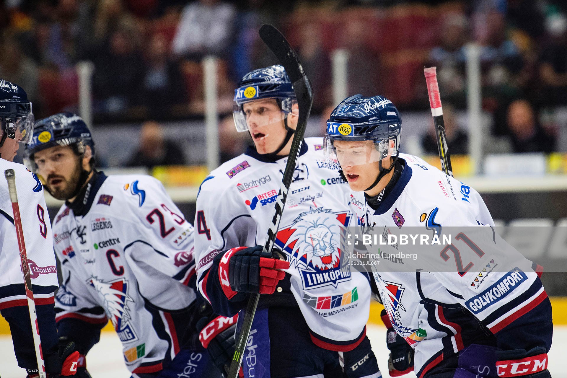 Linköpings Niklas Persson, Niclas Lundgren och Emil
