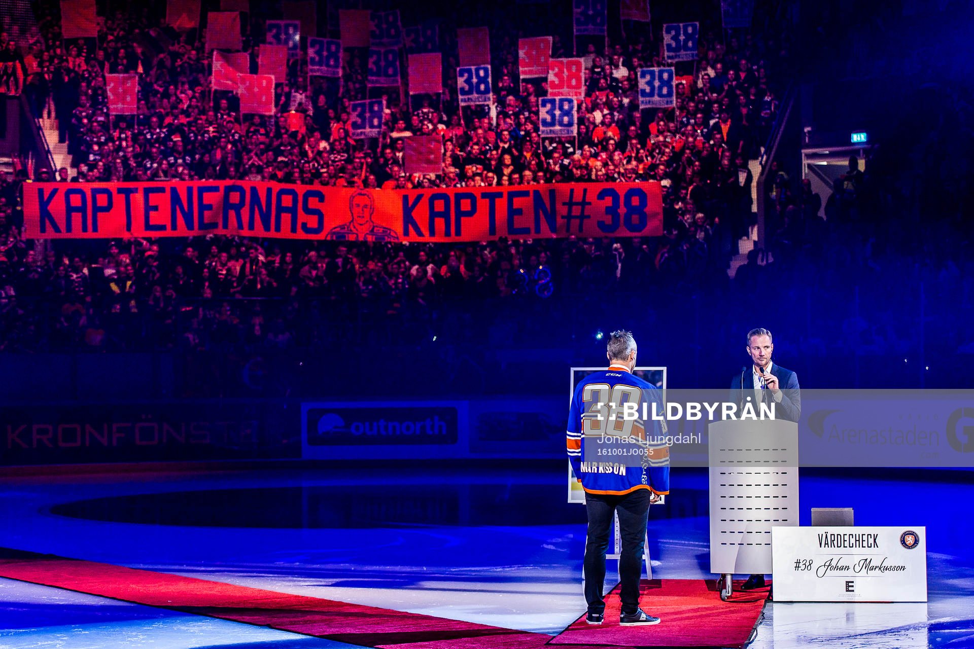Växjös tidigare lagkapten Johan Markusson uppmärksammas