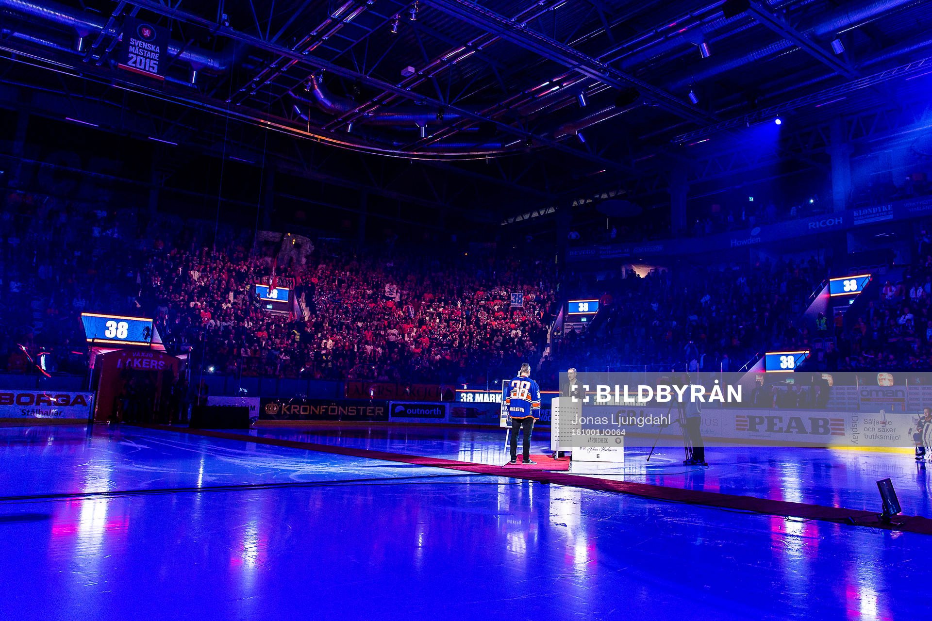 Växjös tidigare lagkapten Johan Markusson uppmärksammas